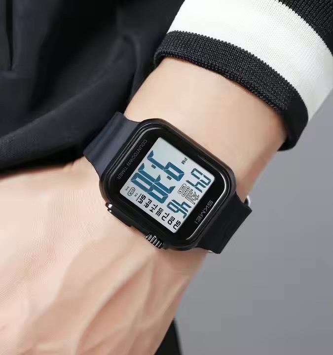 SKMEI 2269 Digital Watch- Black Dial- Black Bezel- Black Strap- TF Code SK962DB_img_3