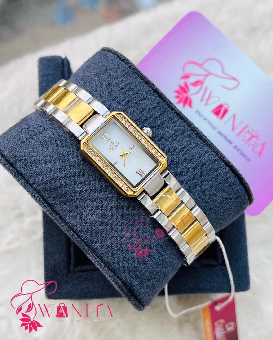 Original Caslex White Dial Ladies Watch