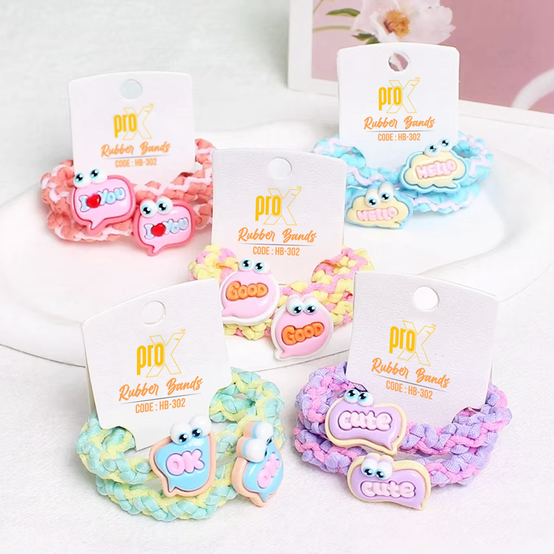 ProX Hair Haven Hair Band For Women HB-302-14 ( 2pcs ) Multi-Color_img_0