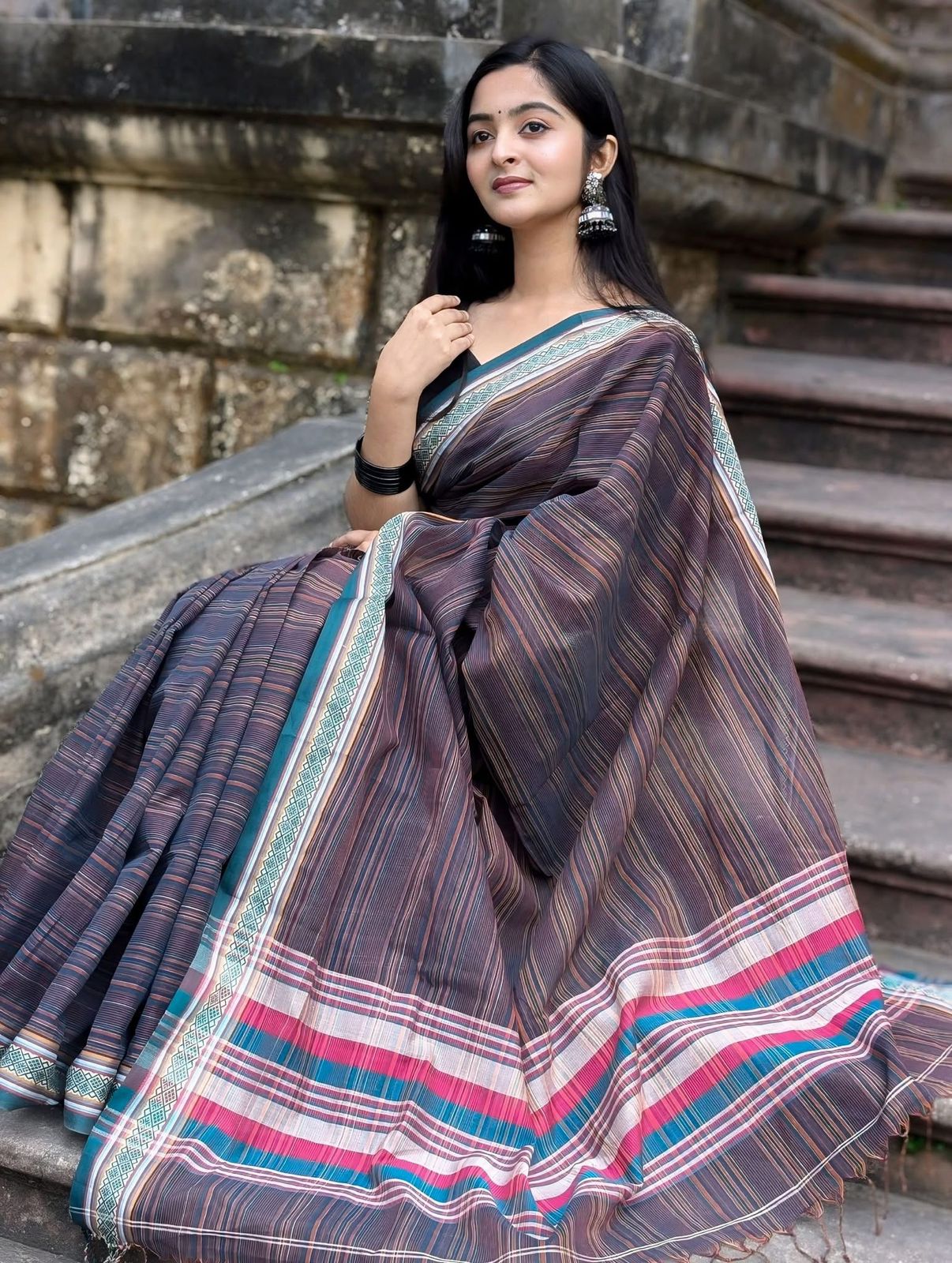 Handloom Saree Gamsa Style Saree_img_2