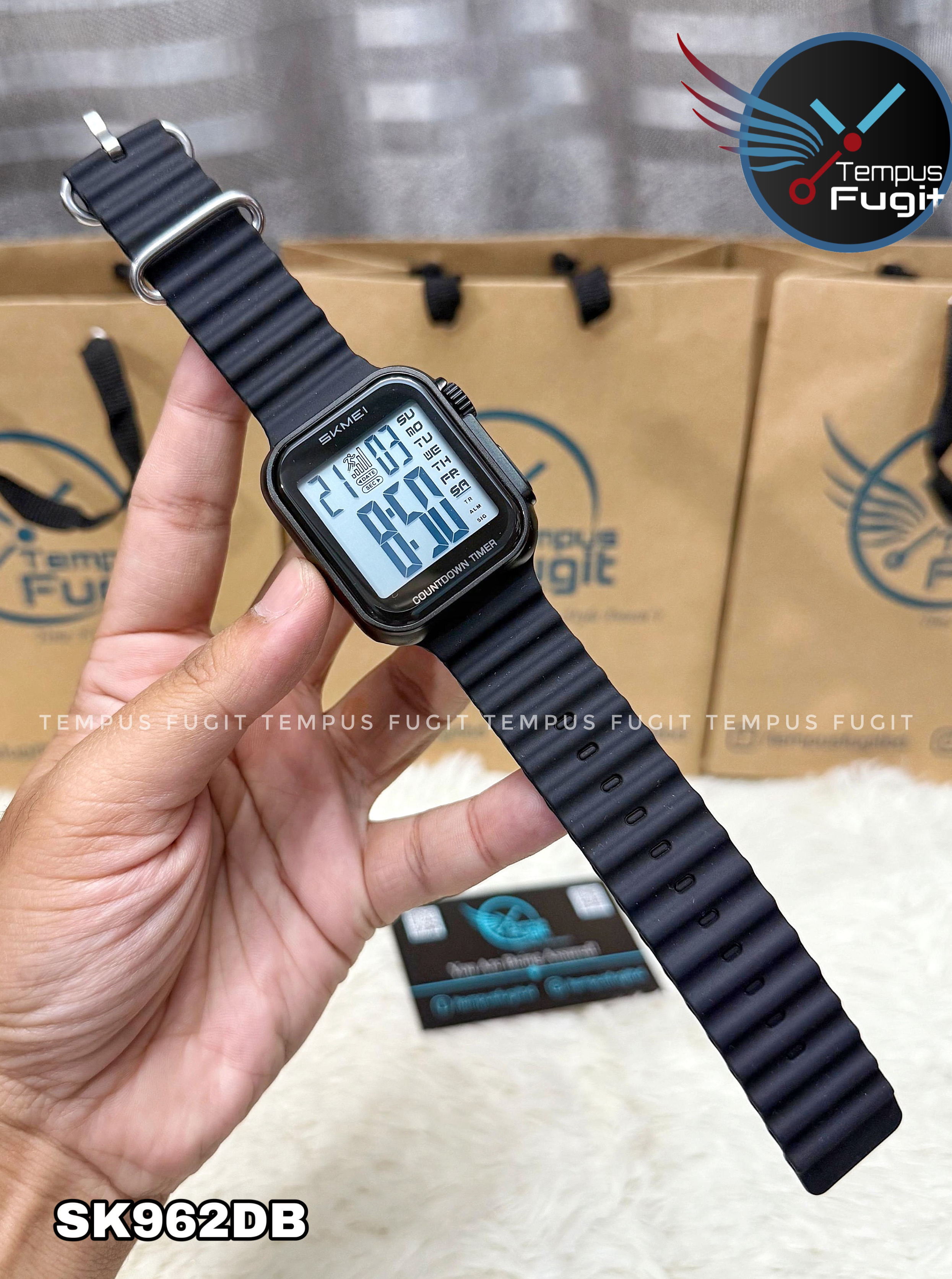 SKMEI 2269 Digital Watch- Black Dial- Black Bezel- Black Strap- TF Code SK962DB_img_11