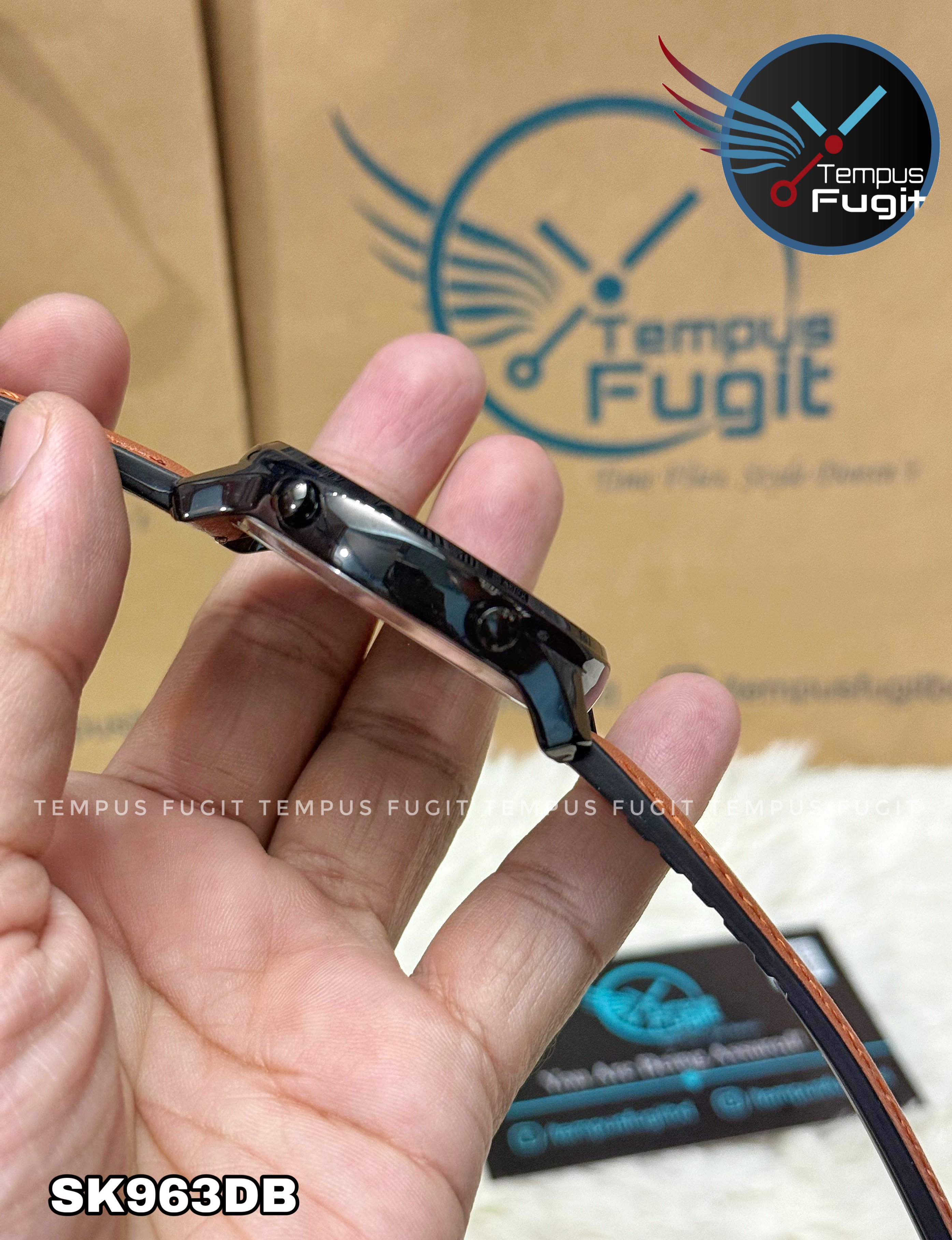 SKMEI 1864 Digital Watch- Black Dial- Black Bezel- Brown Strap- TF Code SK963DB_img_10