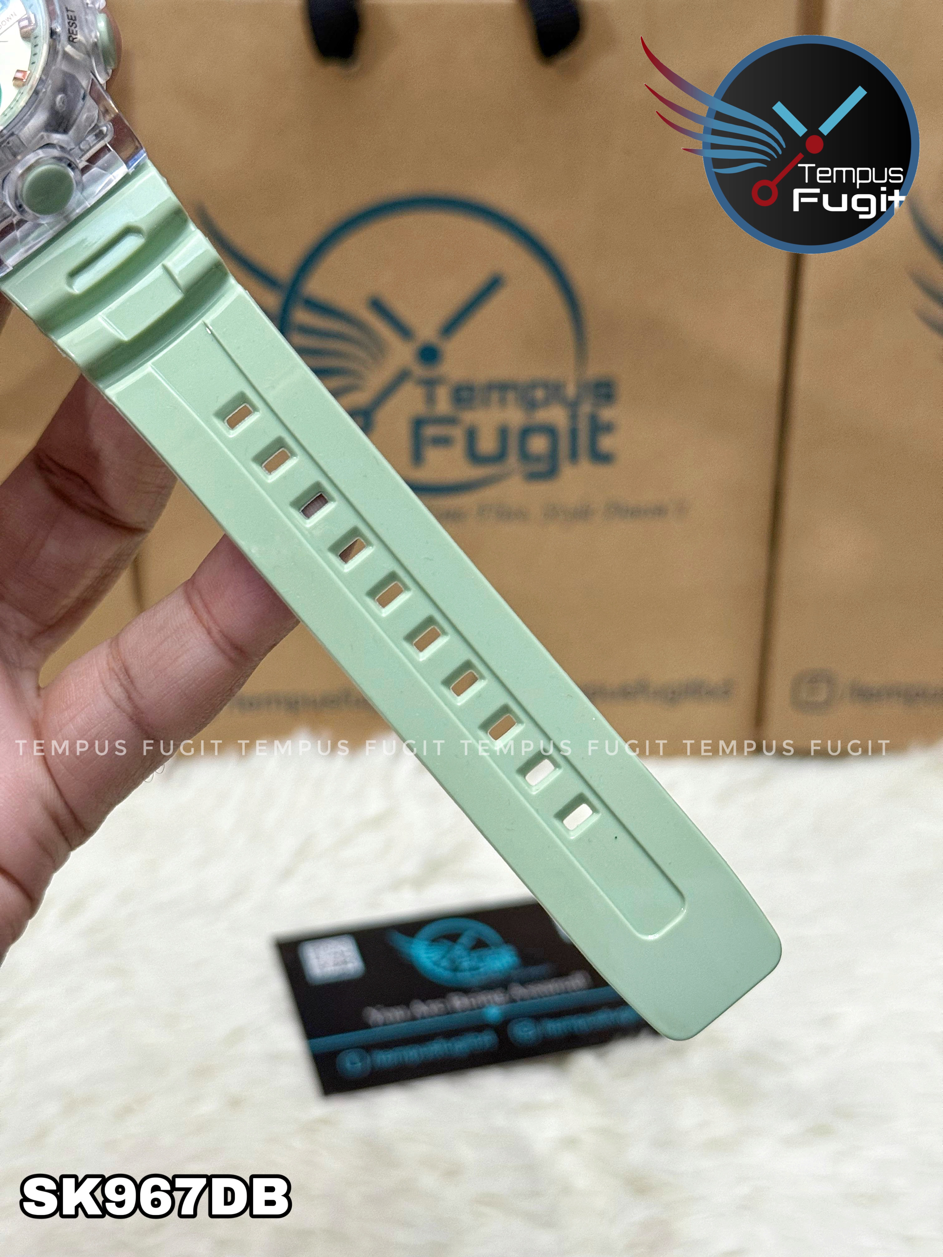 SKMEI 2386 Analogue+Digital Silicone Sports Watch- Paste Dial- Transparent Bezel- Paste Strap- TF Code SK967DB_img_10