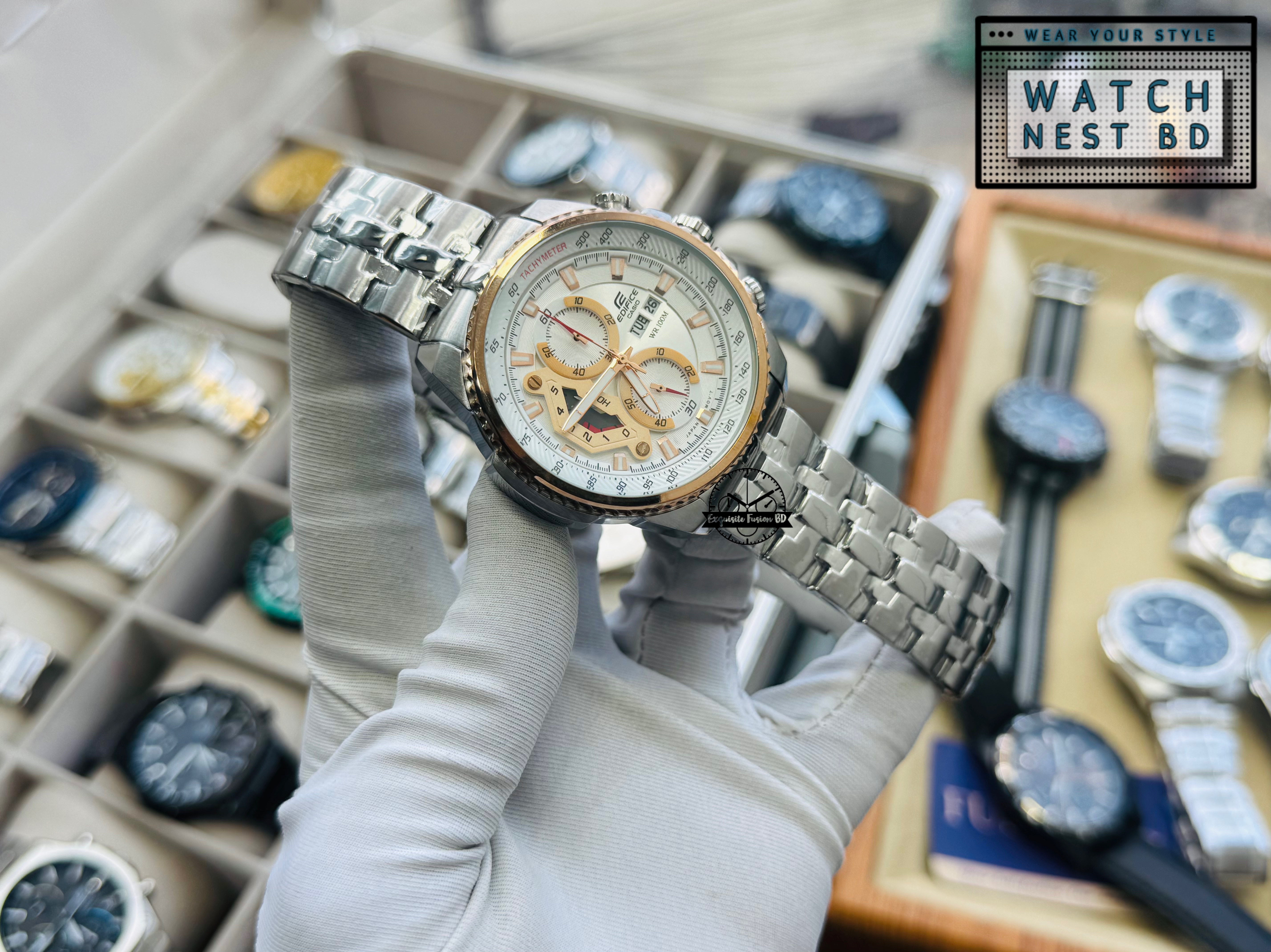 Casio Edifice (1:1 Japan Movement) AAA Grade Master Copy Watch