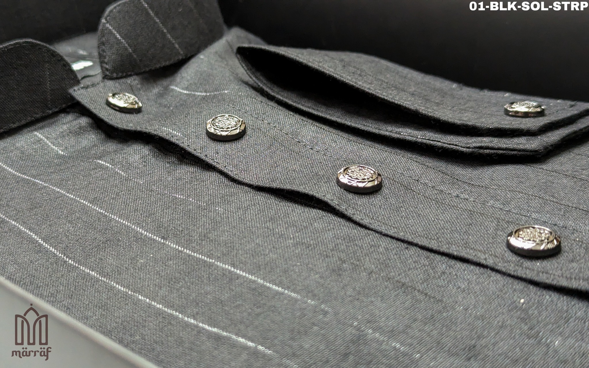 𝐒𝐥𝐞𝐞𝐤 𝐁𝐥𝐚𝐜𝐤 𝐏𝐚𝐧𝐣𝐚𝐛𝐢 𝐰𝐢𝐭𝐡 𝐒𝐢𝐥𝐯𝐞𝐫 𝐒𝐭𝐫𝐢𝐩𝐞𝐬: 𝐌𝐚𝐫𝐫𝐚𝐟'𝐬 𝐌𝐨𝐝𝐞𝐫𝐧 𝐄𝐥𝐞𝐠𝐚𝐧𝐜𝐞_img_1