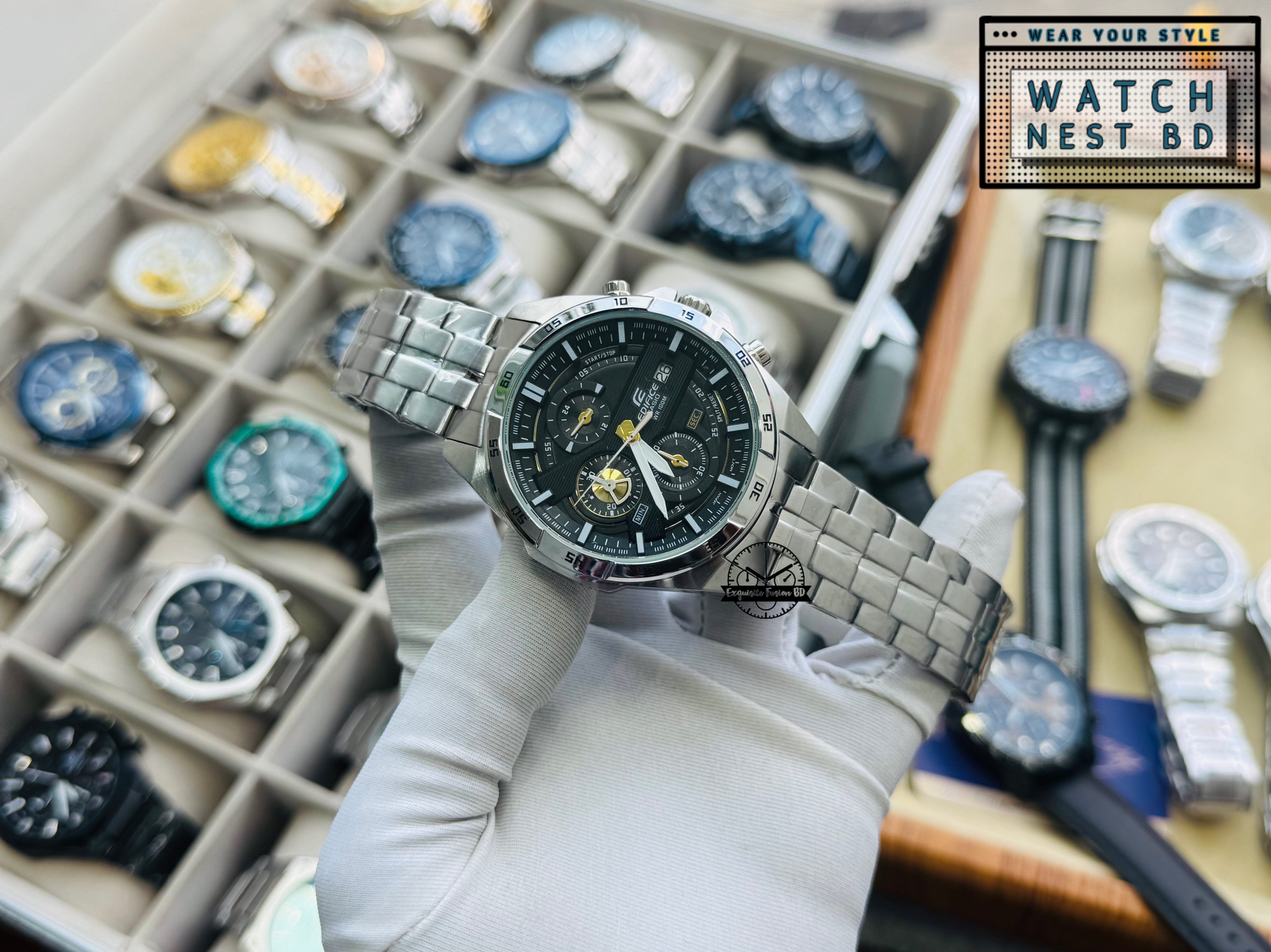 Casio Edifice (1:1 Japan Movement) AAA Grade Master Copy Watch