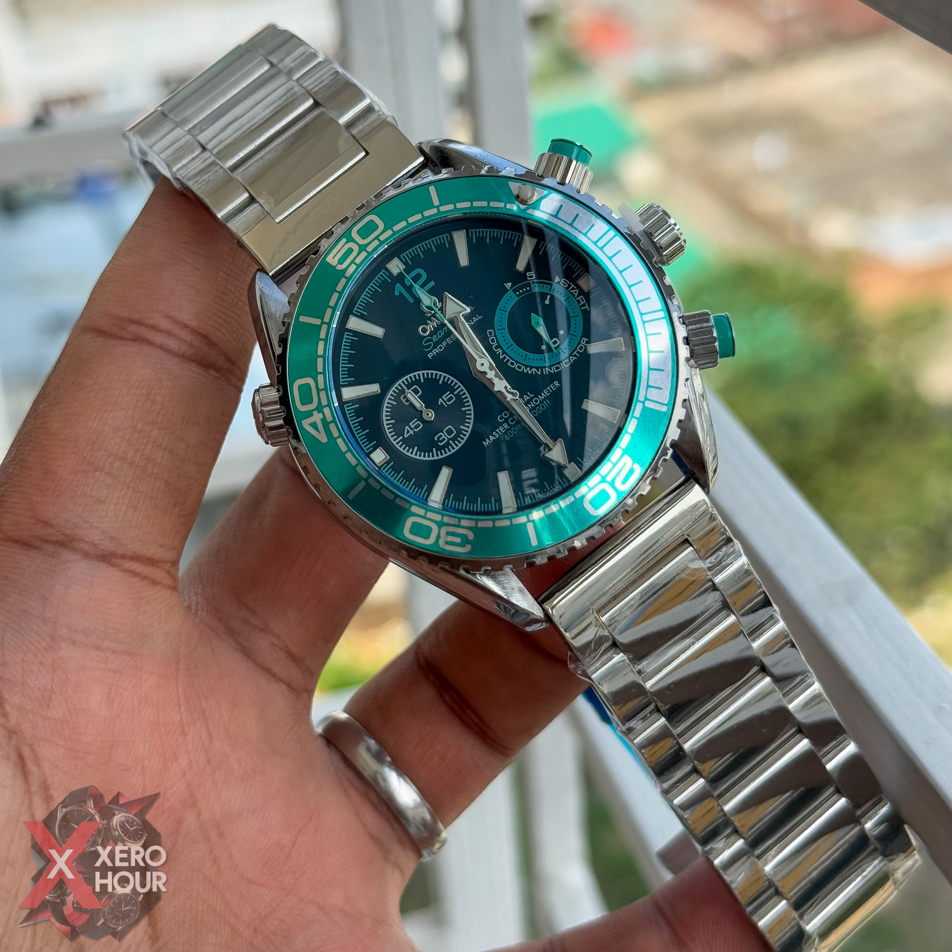Omega Seamaster Chronograph | SE | Cyan Color |