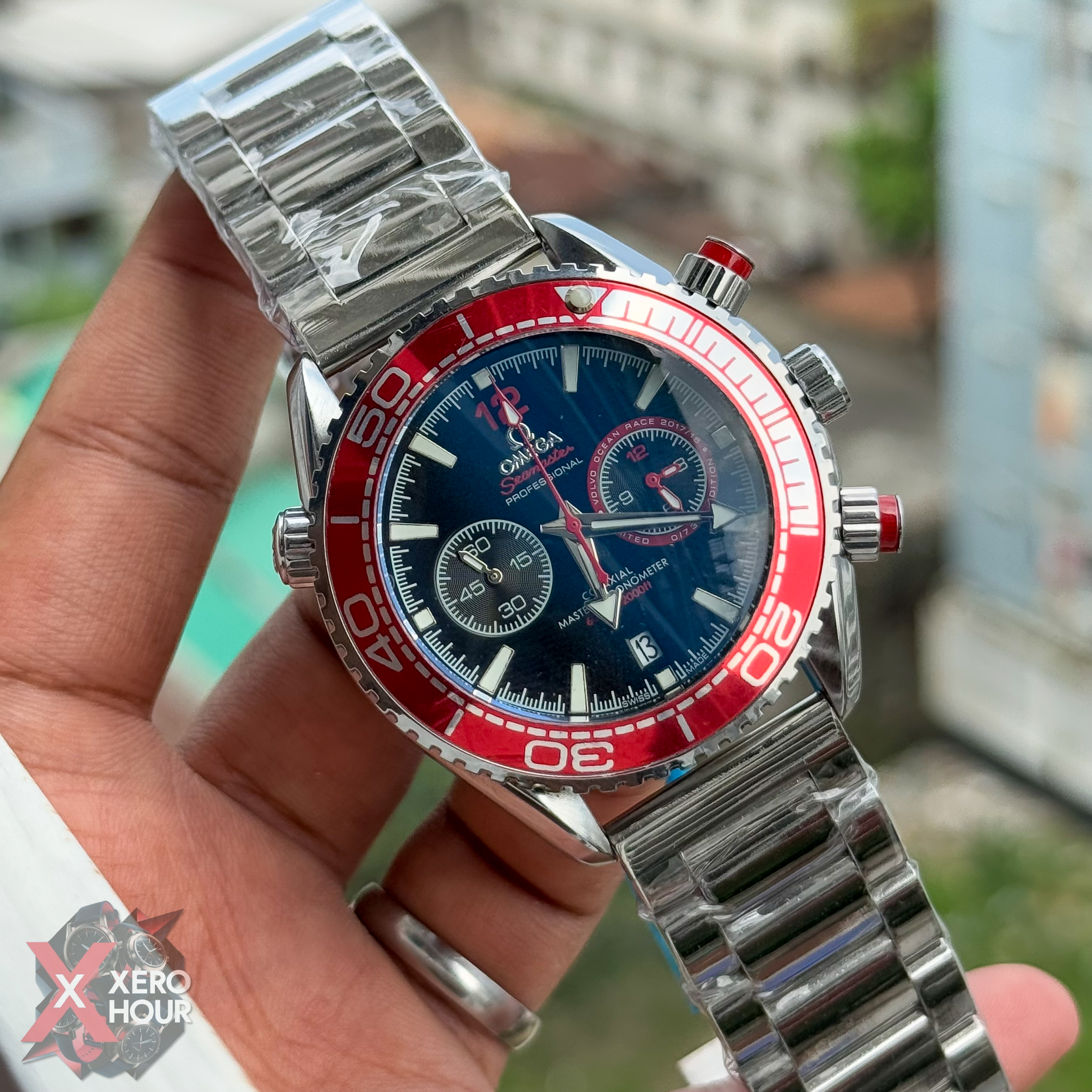 Omega Seamaster Chronograph | SE | Red Bezel Black Dial_img_4