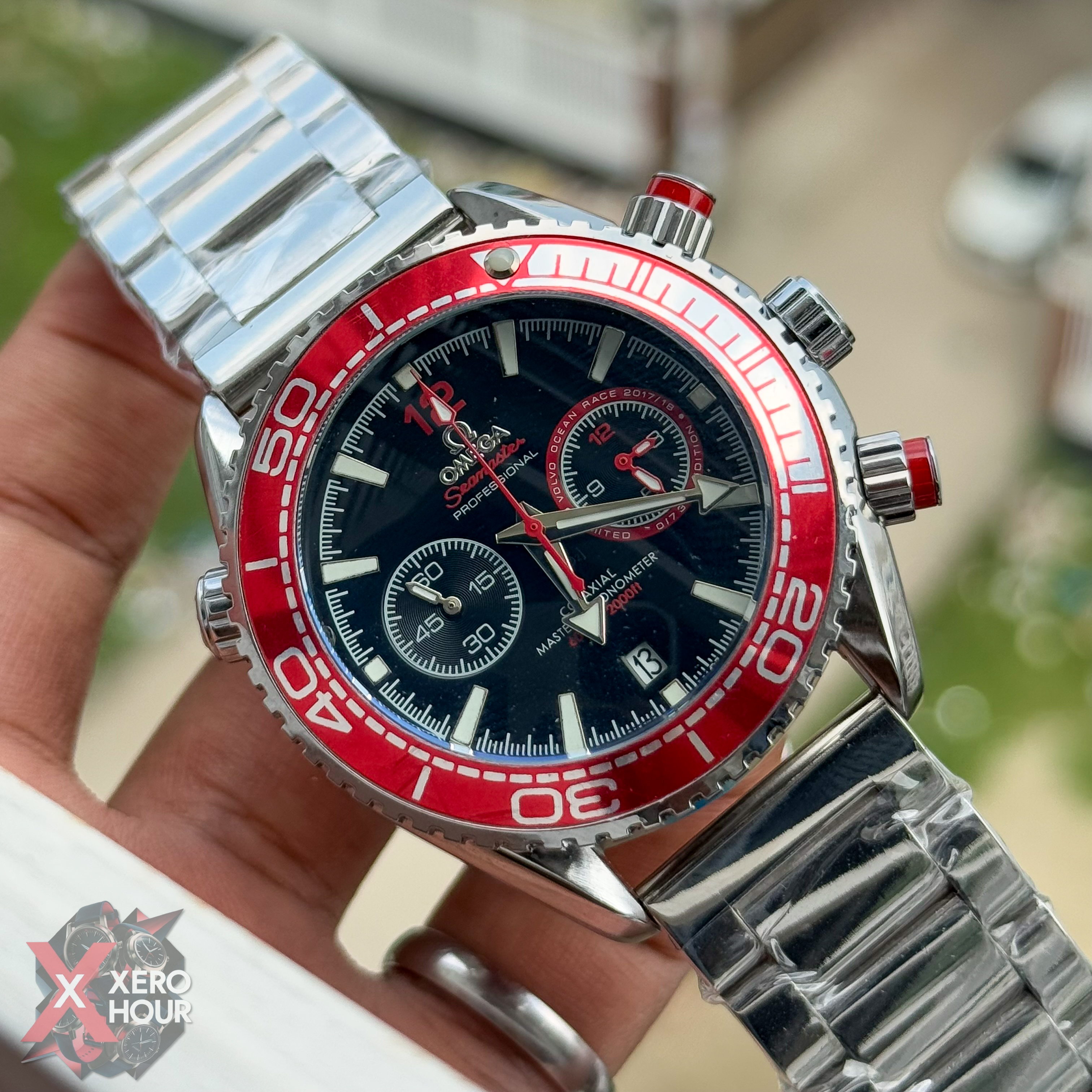 Omega Seamaster Chronograph | SE | Red Bezel Black Dial_img_5