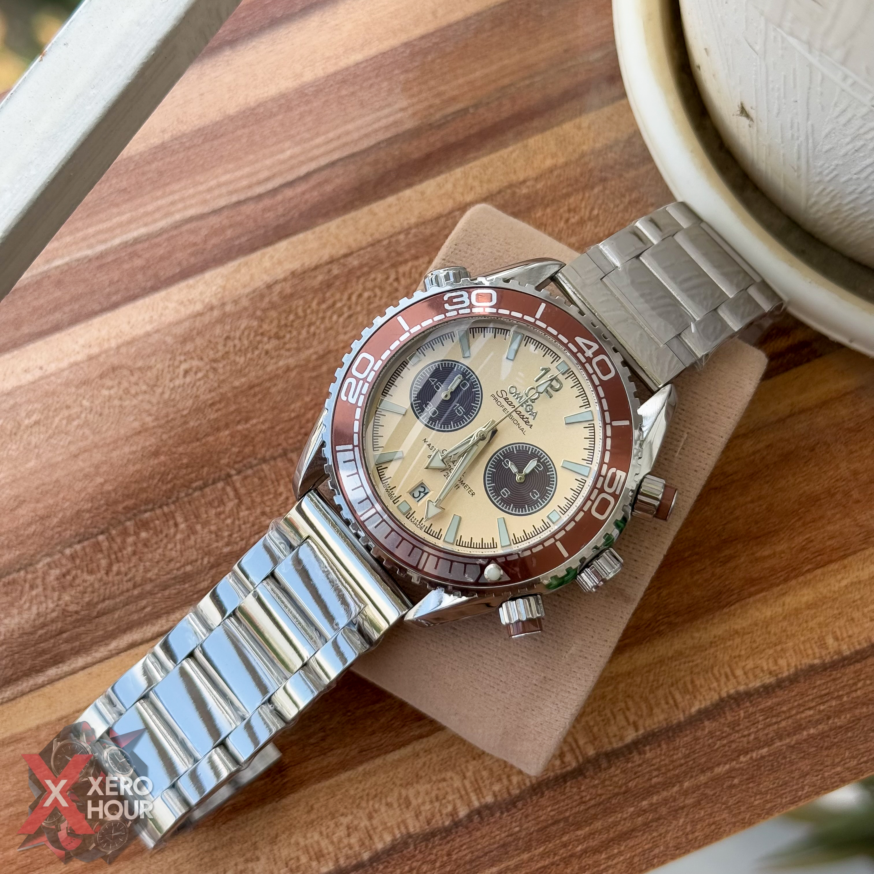 Omega Seamaster Chronograph | SE | Bronze Bezel Cream Dial_img_4