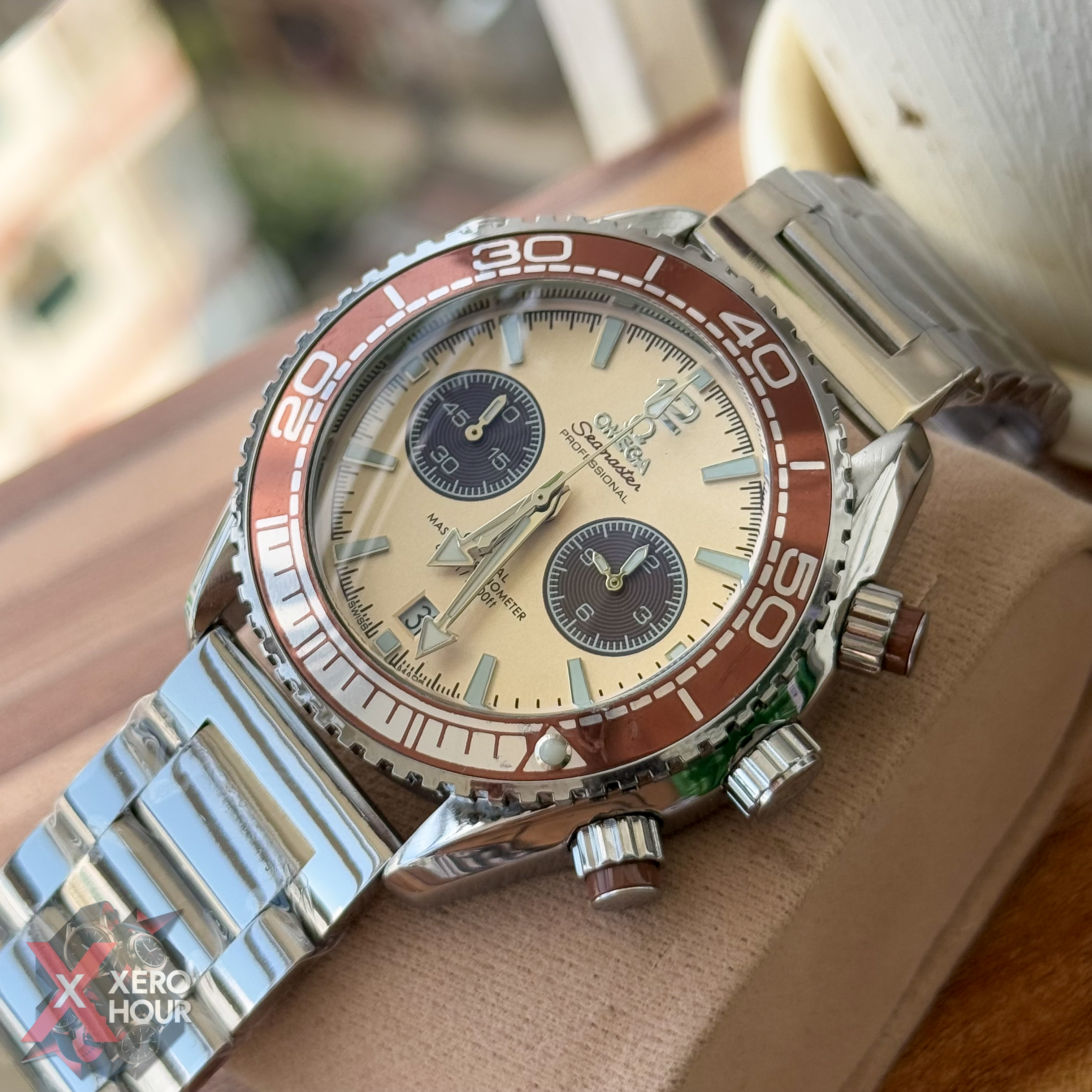 Omega Seamaster Chronograph | SE | Bronze Bezel Cream Dial_img_5