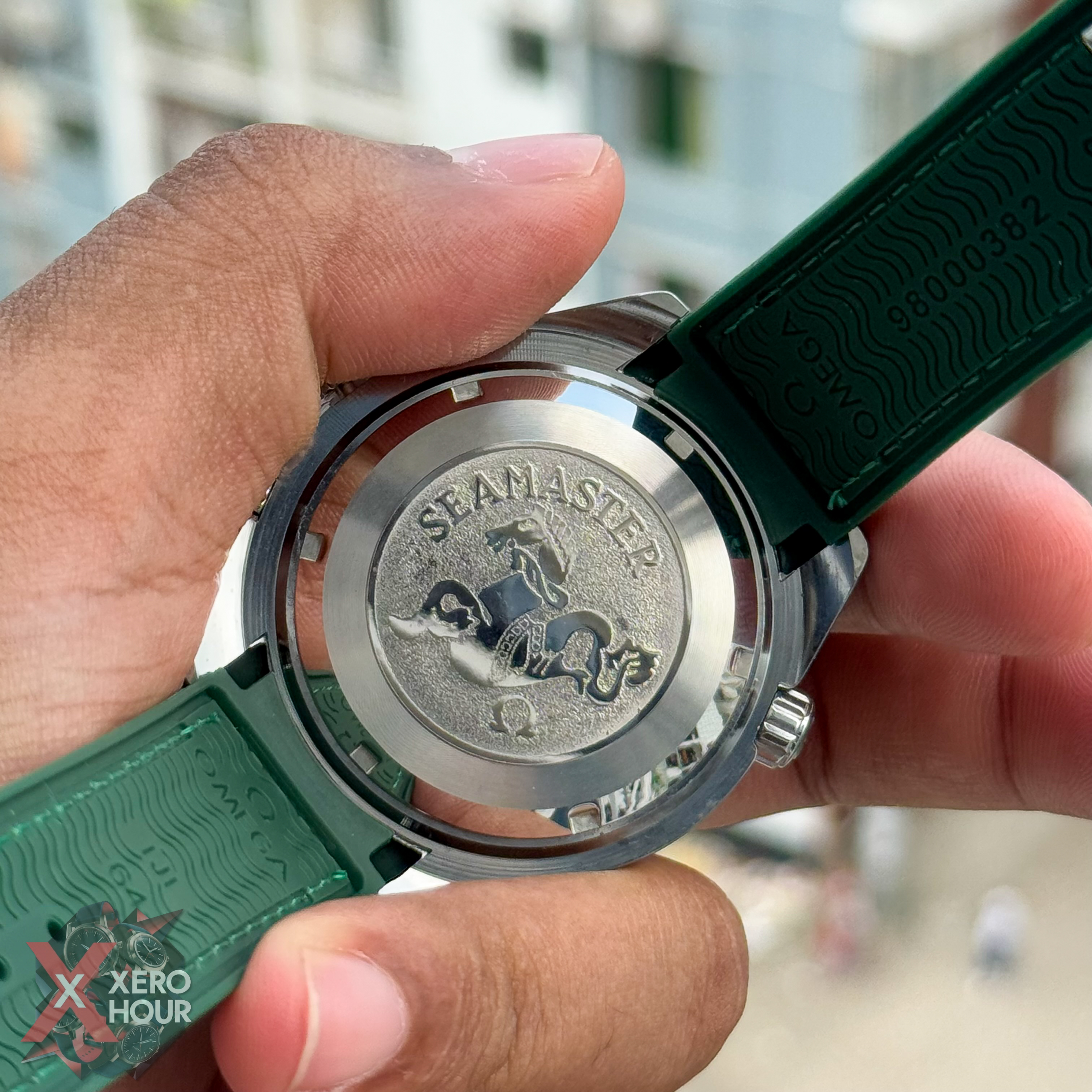 Omega seamaster Chronograph | Nylon Strap | Green_img_3