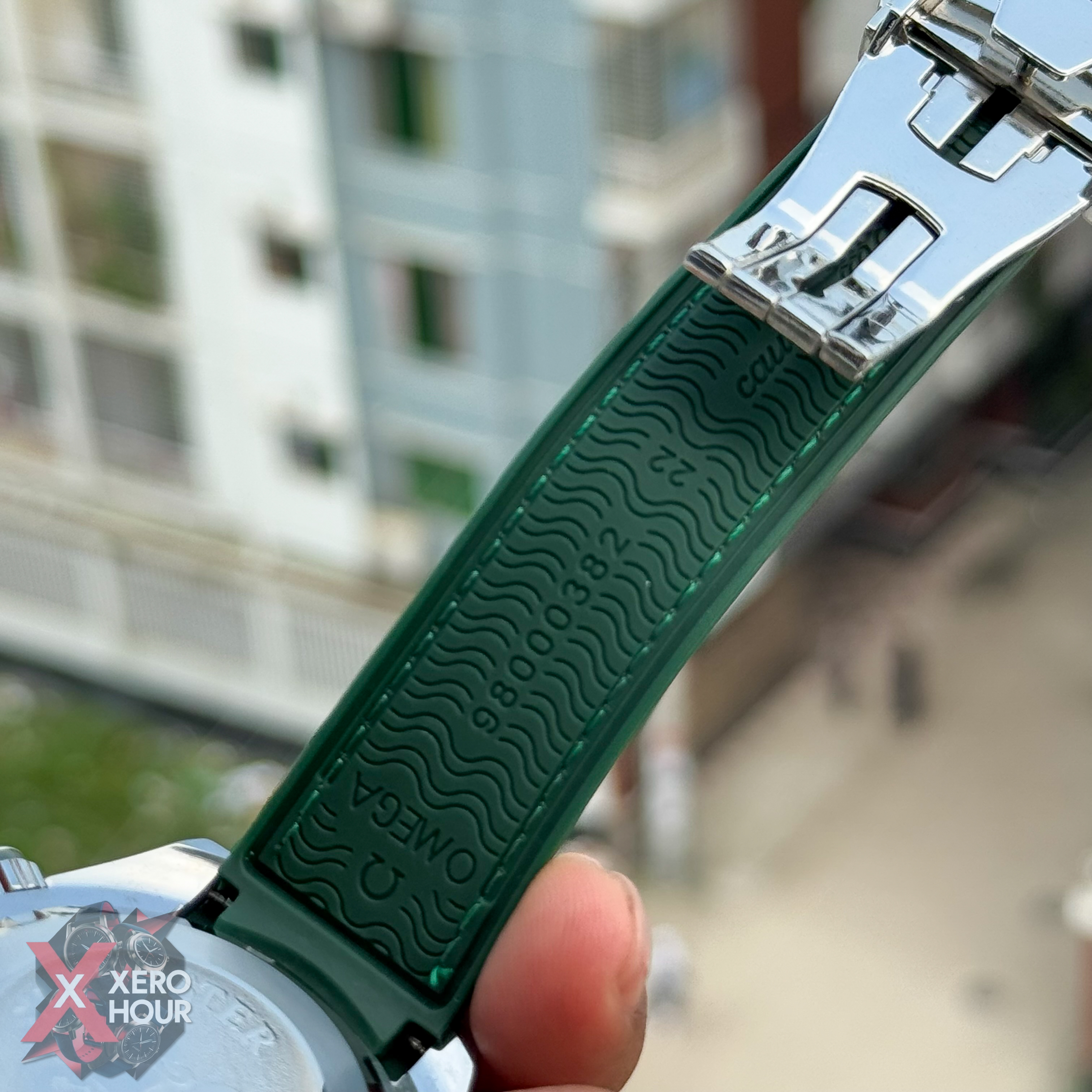 Omega seamaster Chronograph | Nylon Strap | Green_img_4