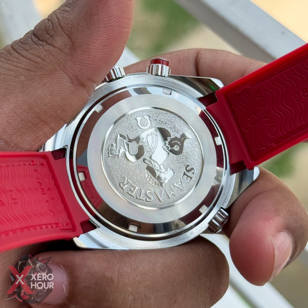 Omega seamaster Chronograph | Nylon strap | Red bezel_img_5