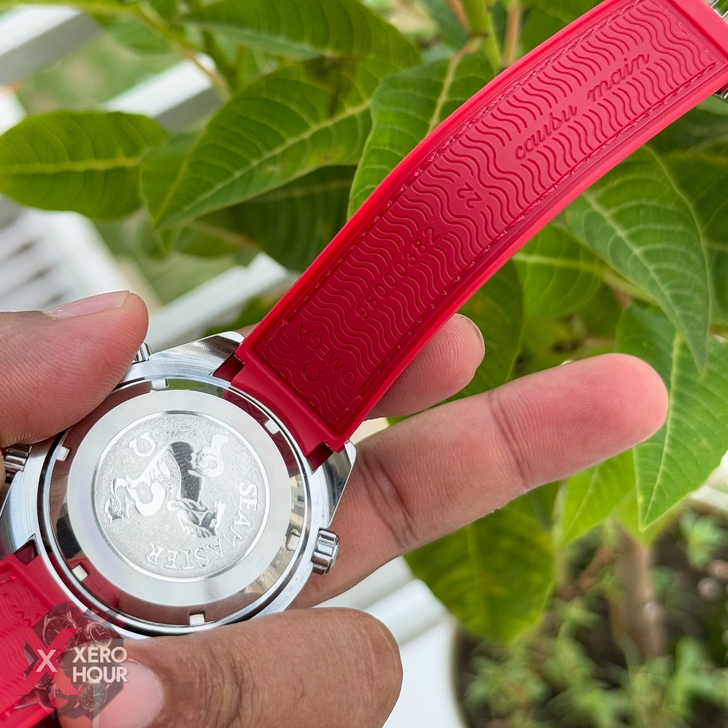 Omega seamaster Chronograph | Nylon strap | Red bezel_img_9