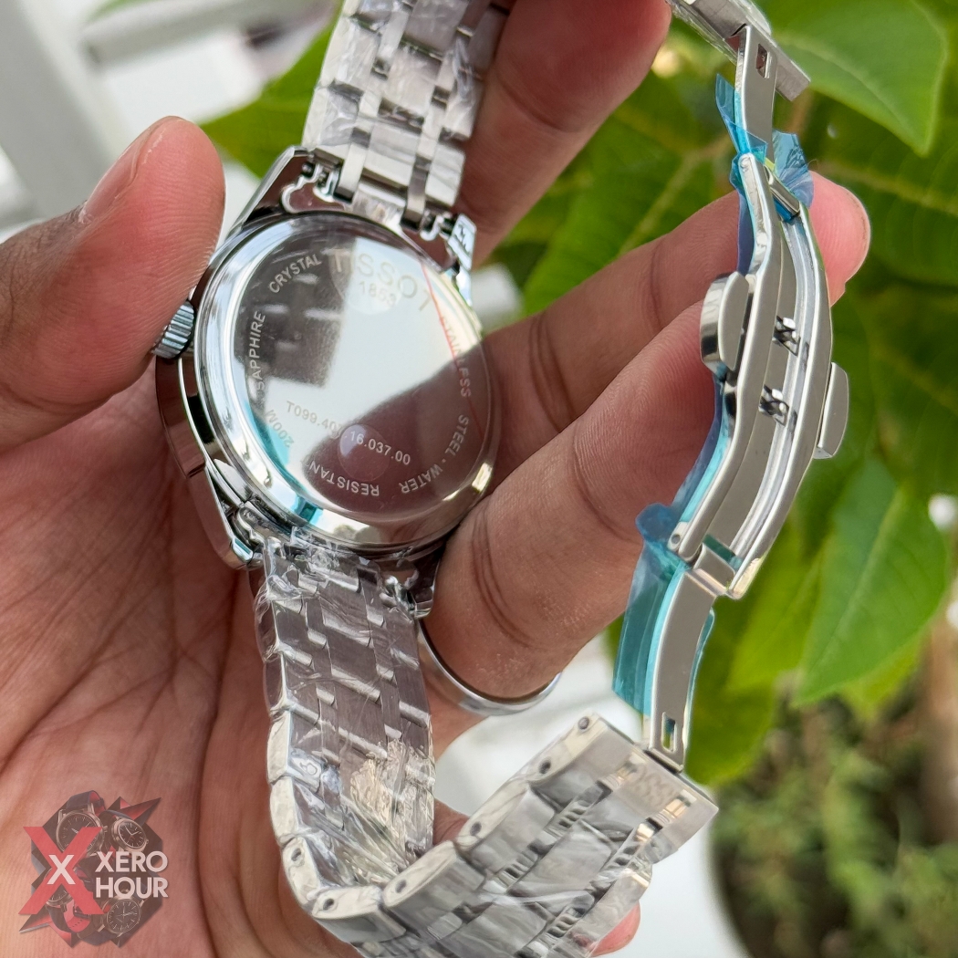 Tissot Plain dial Date just | Dot matrix dial | Tiffany Dial_img_1