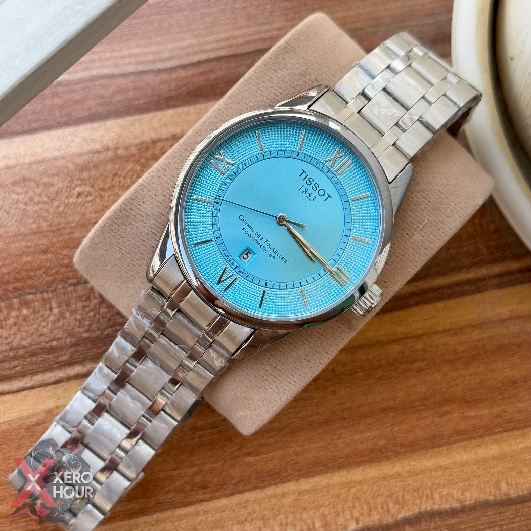 Tissot Plain dial Date just | Dot matrix dial | Tiffany Dial_img_6