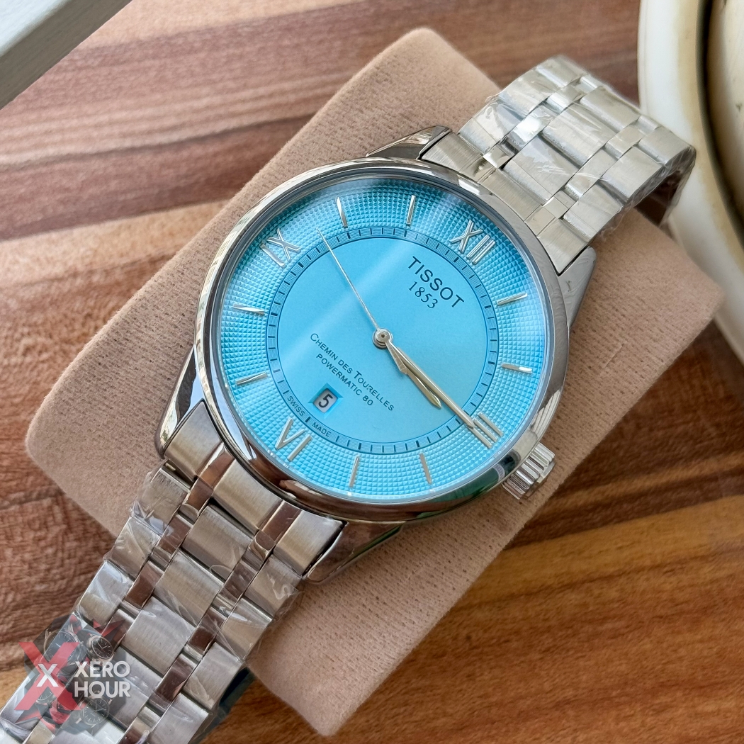 Tissot Plain dial Date just | Dot matrix dial | Tiffany Dial_img_7