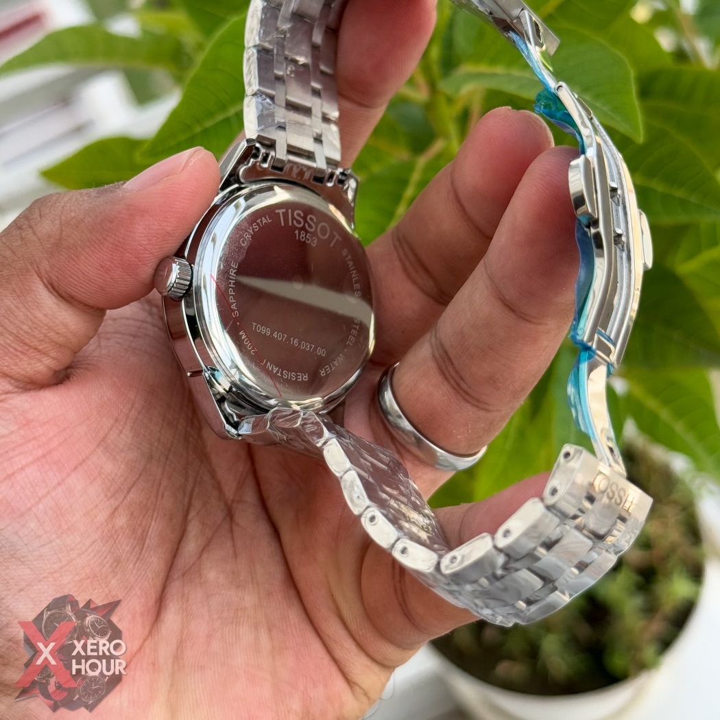 Tissot Plain dial Date just | Dot matrix dial | Grey Dial_img_3