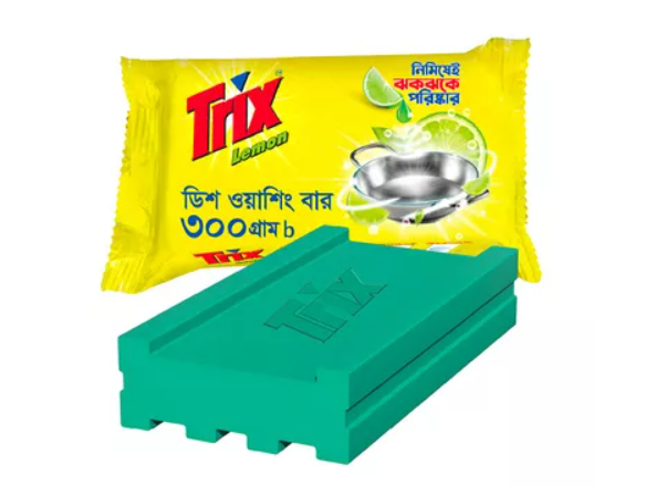 Trix Dish Washing Bar Lemon 300 gm - Image 1