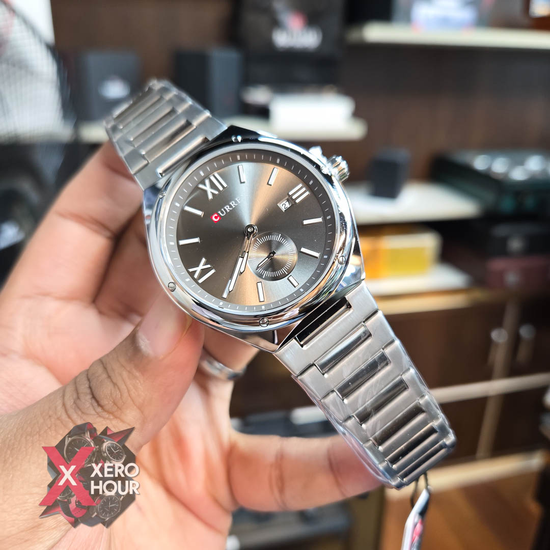 Curren 8471 Men’s Watch | Single Tone Grey Dial_img_1
