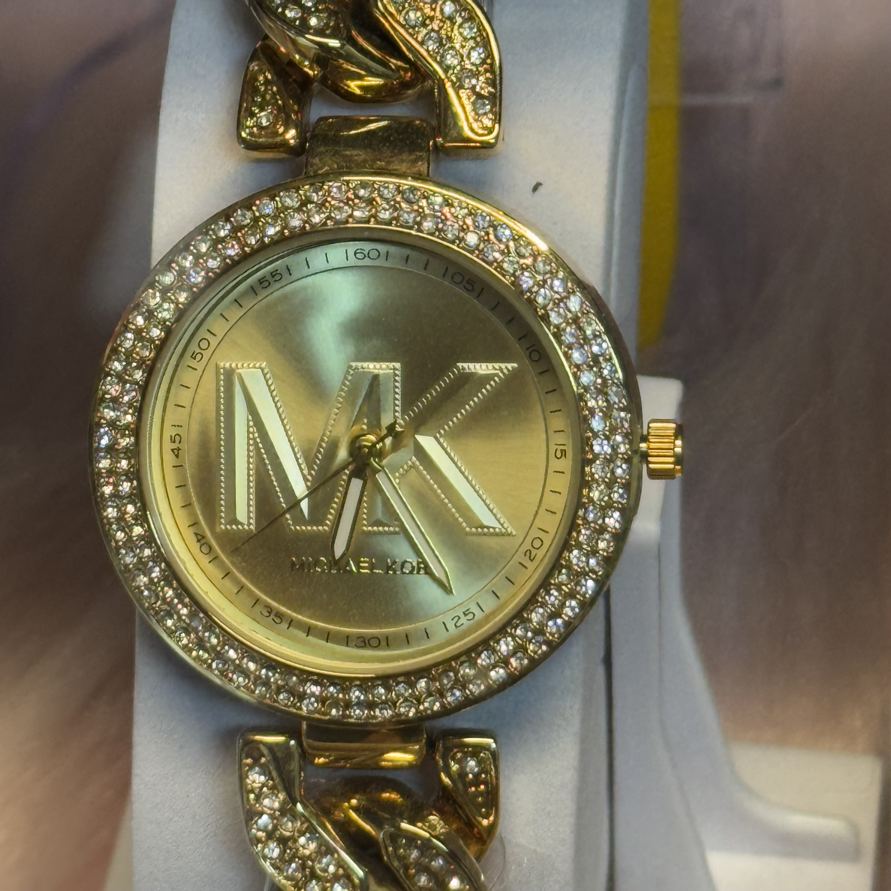 Mk sunflower gold mk written gold dial