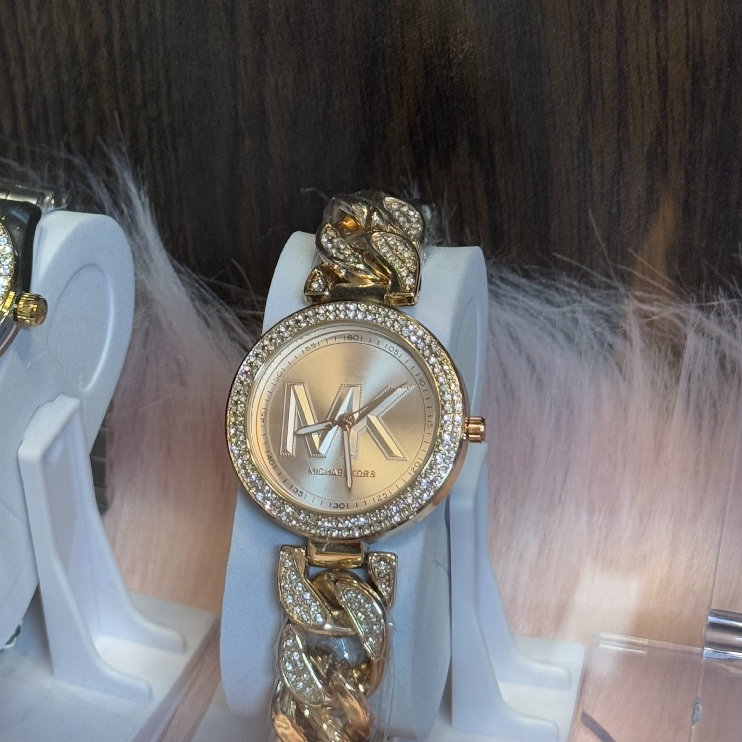 MK sweet Rose gold dial body MK written Rose gold