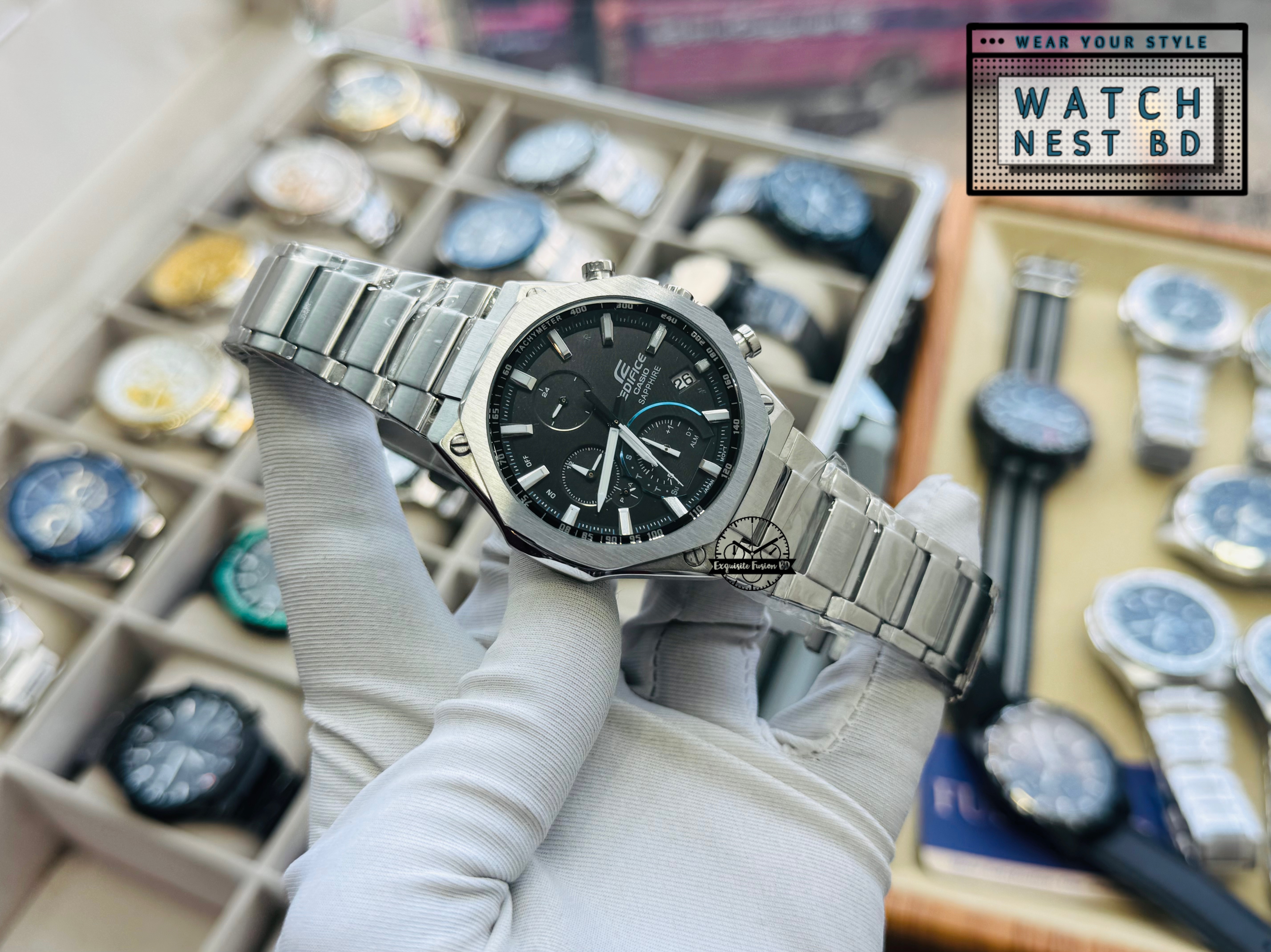 Casio Edifice (1:1 Japan Movement) AAA Grade Master Copy Watch