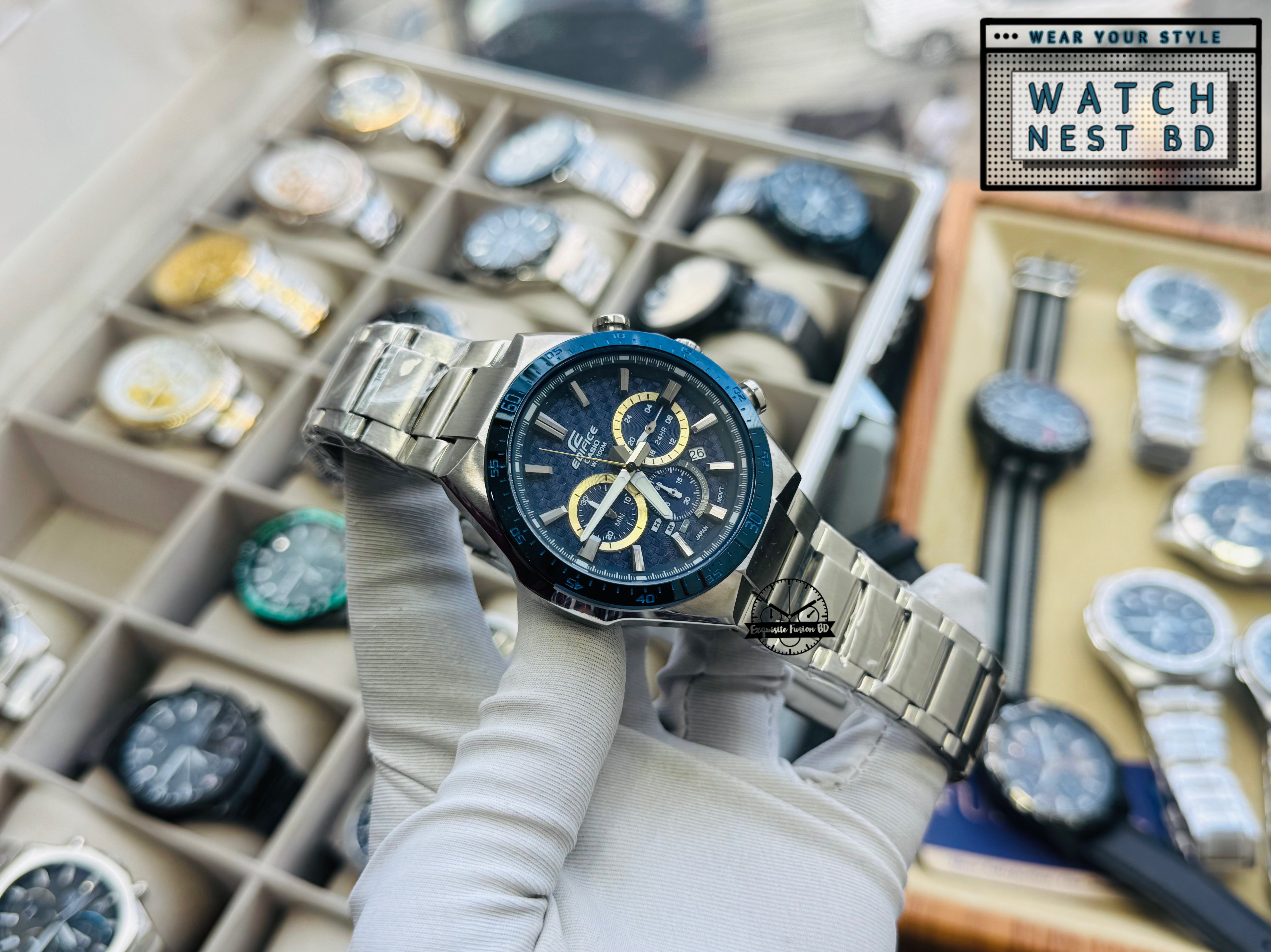 Casio Edifice (1:1 Japan Movement) AAA Grade Master Copy Watch