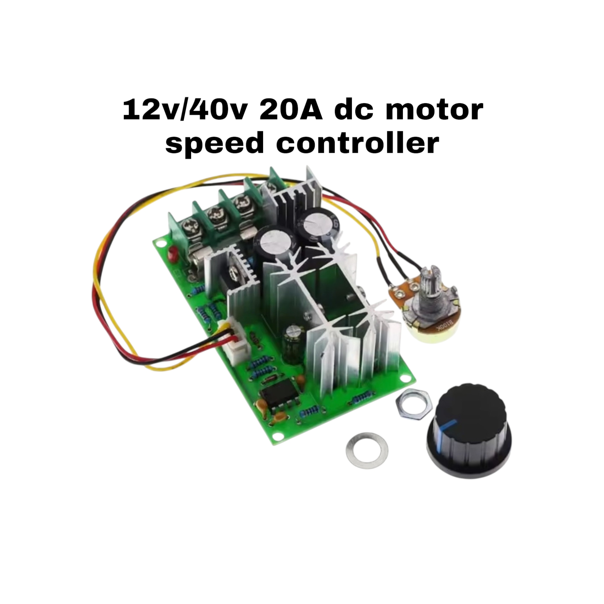 12V–60V 20A PWM DC Motor Speed Controller | CVT Speed Switch Module | Compatible with 775 Motor_img_4