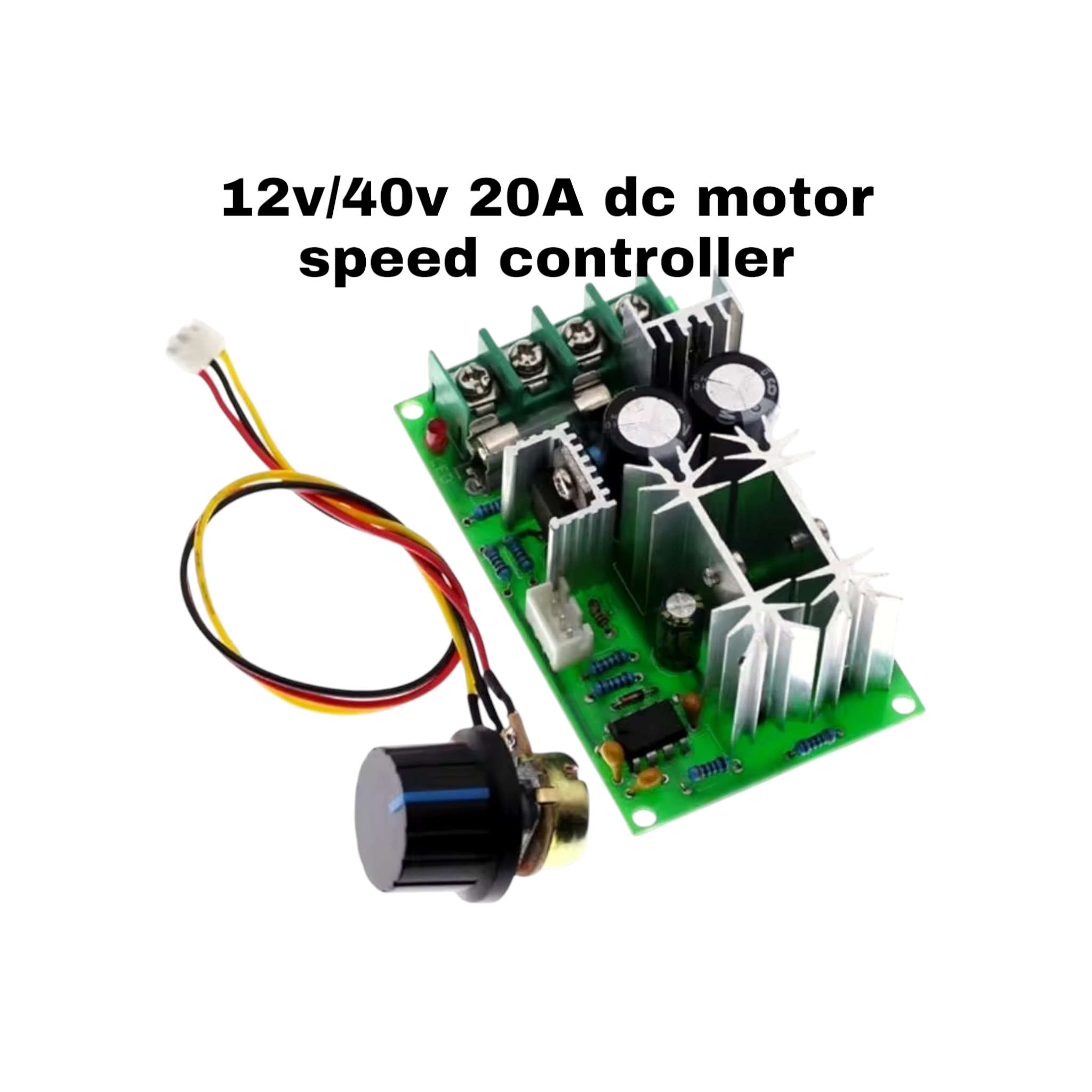 12V–60V 20A PWM DC Motor Speed Controller | CVT Speed Switch Module | Compatible with 775 Motor_img_3