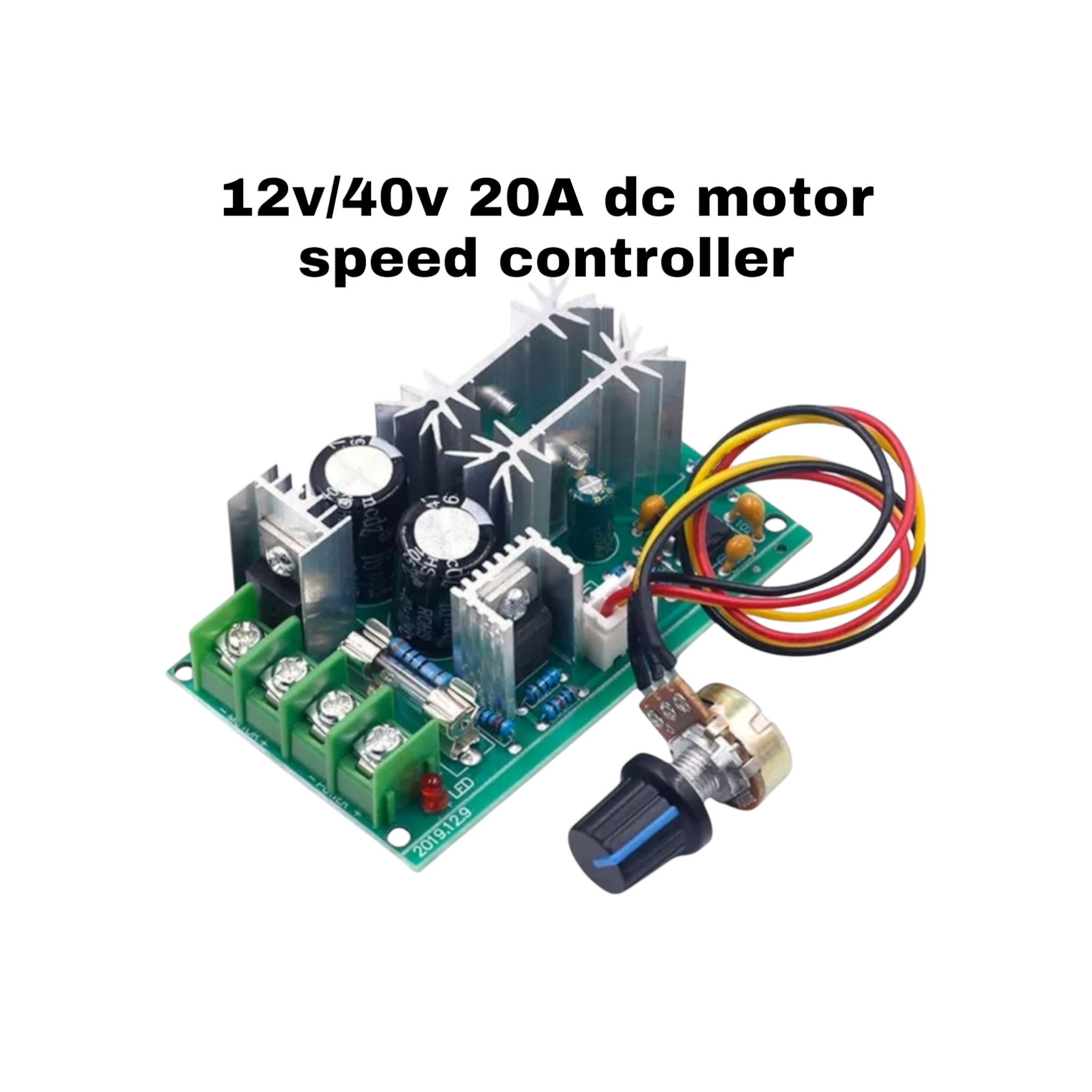 12V–60V 20A PWM DC Motor Speed Controller | CVT Speed Switch Module | Compatible with 775 Motor_img_5