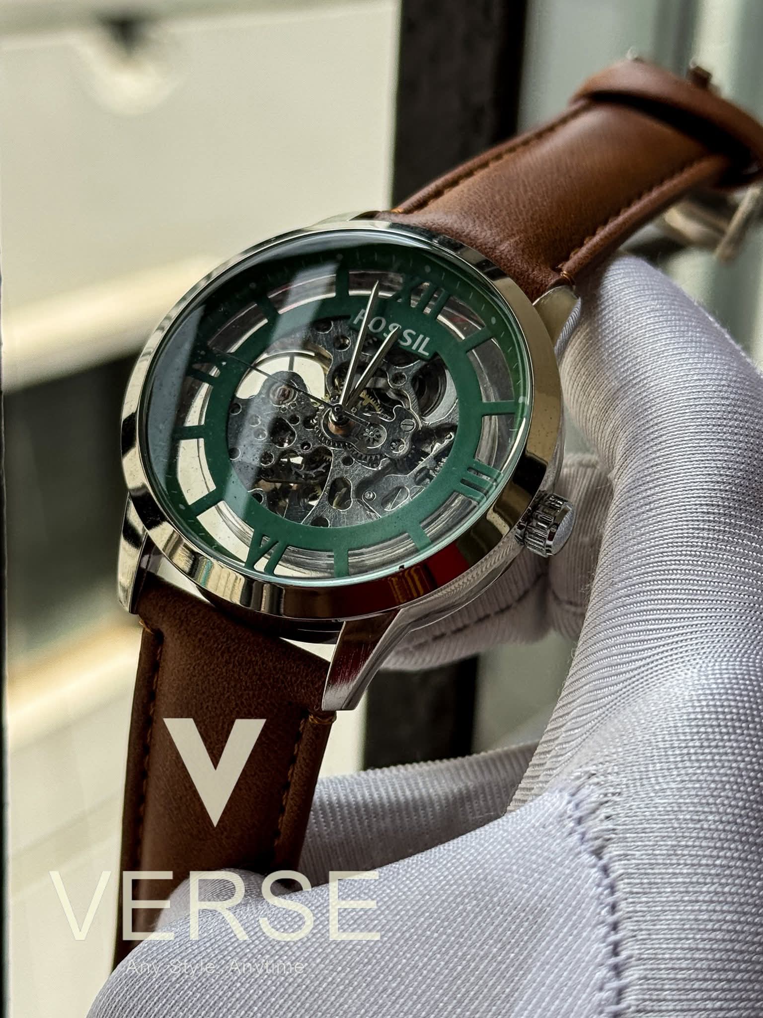 Fossil auto skeleton brown