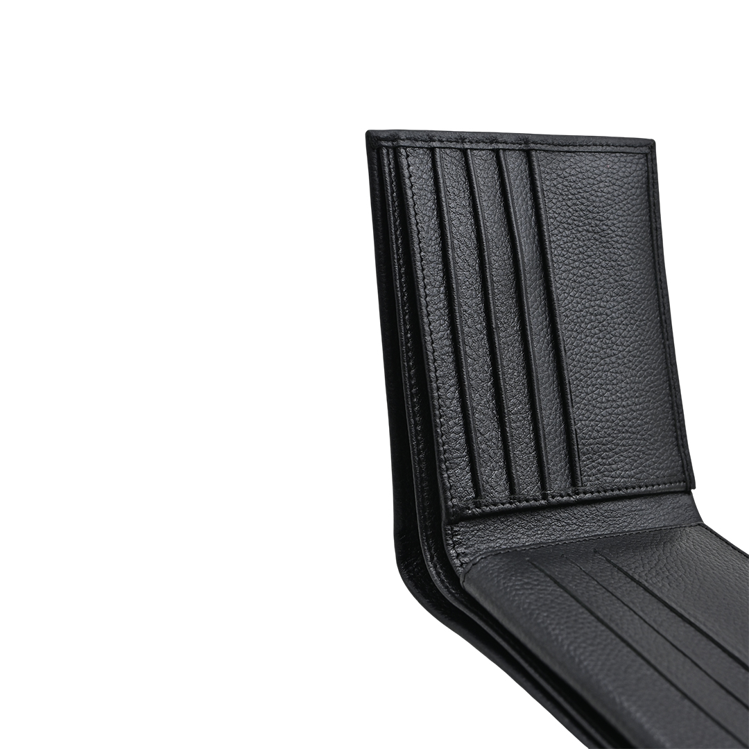 ProX High Quality Original Cow Leather Wallet_FW-2722 Black_img_3