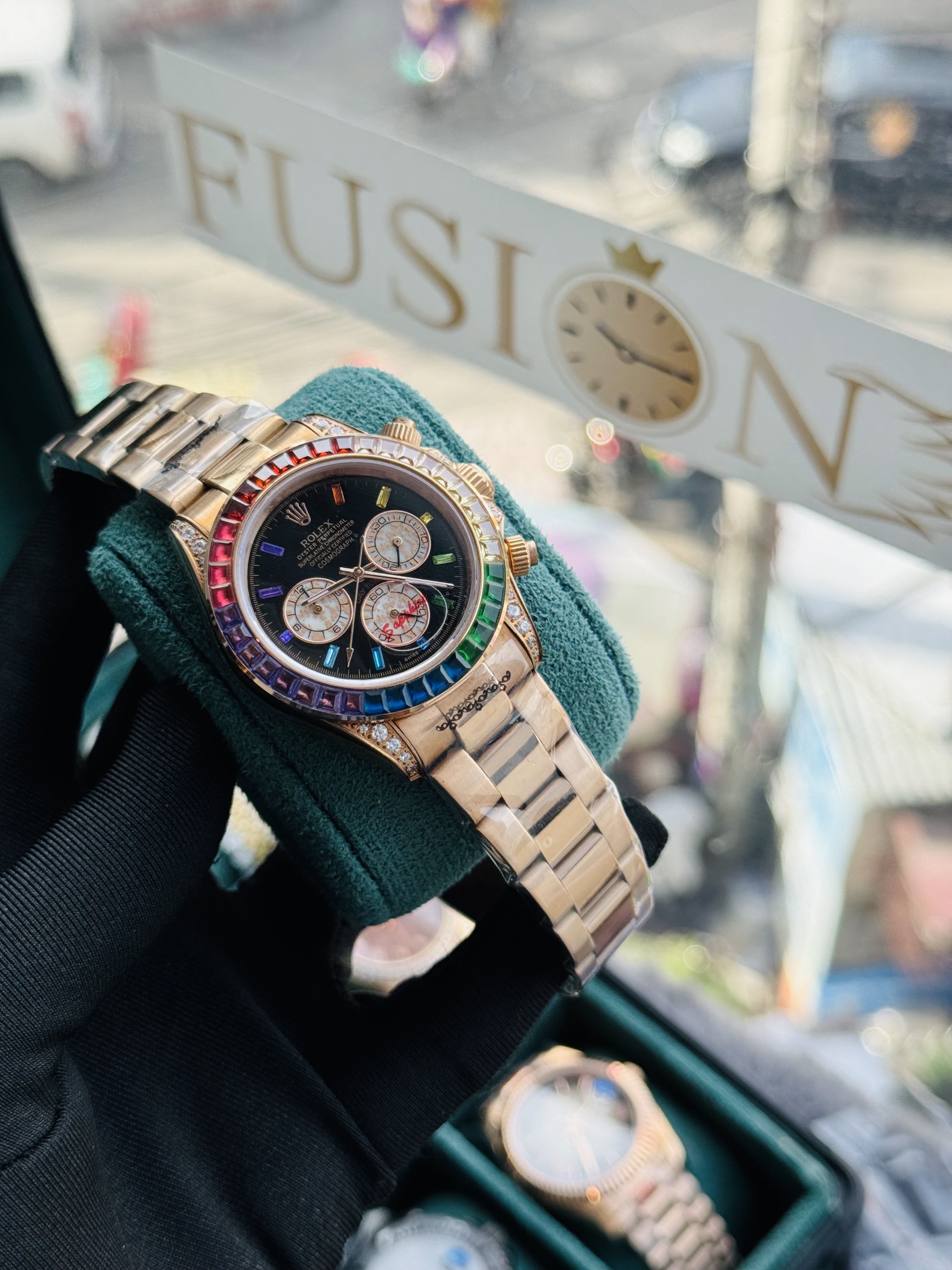 Rolex Daytona Rainbow Automatic Euro Grade Watch