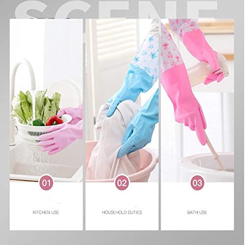 Regular Kitchen Cleaning Gloves KG-1428 ( Multi-Color )_img_4