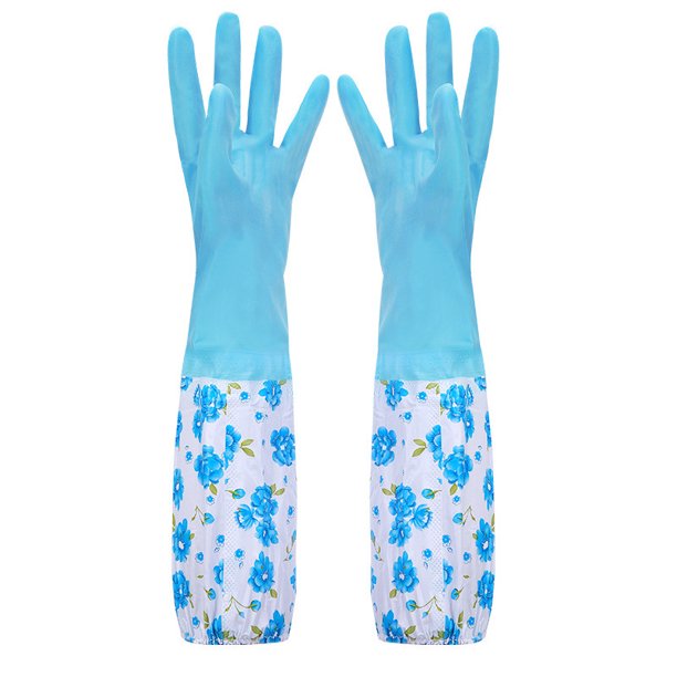 Regular Kitchen Cleaning Gloves KG-1428 ( Multi-Color )_img_2
