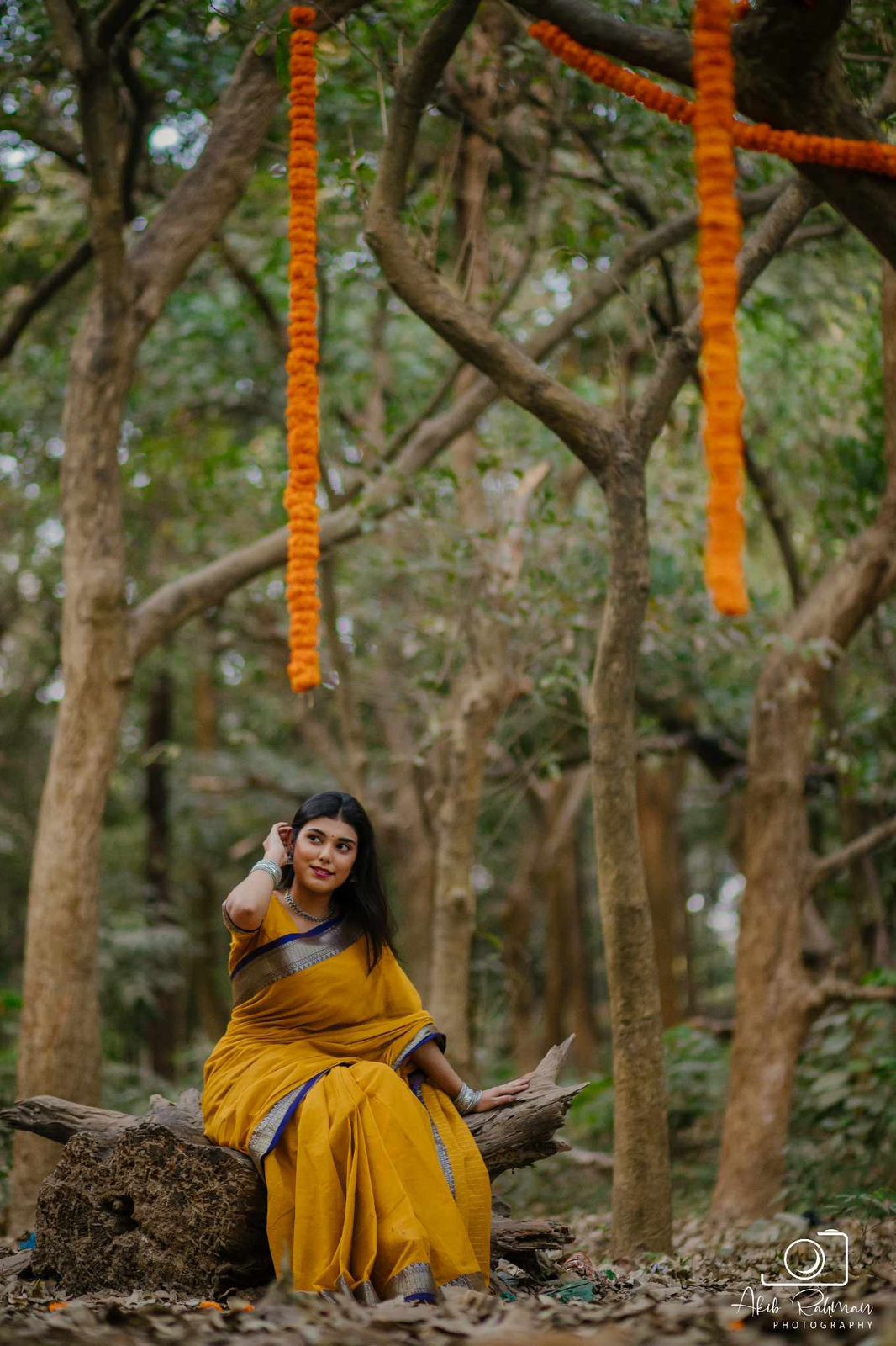 Handloom mustard colour saree_img_1