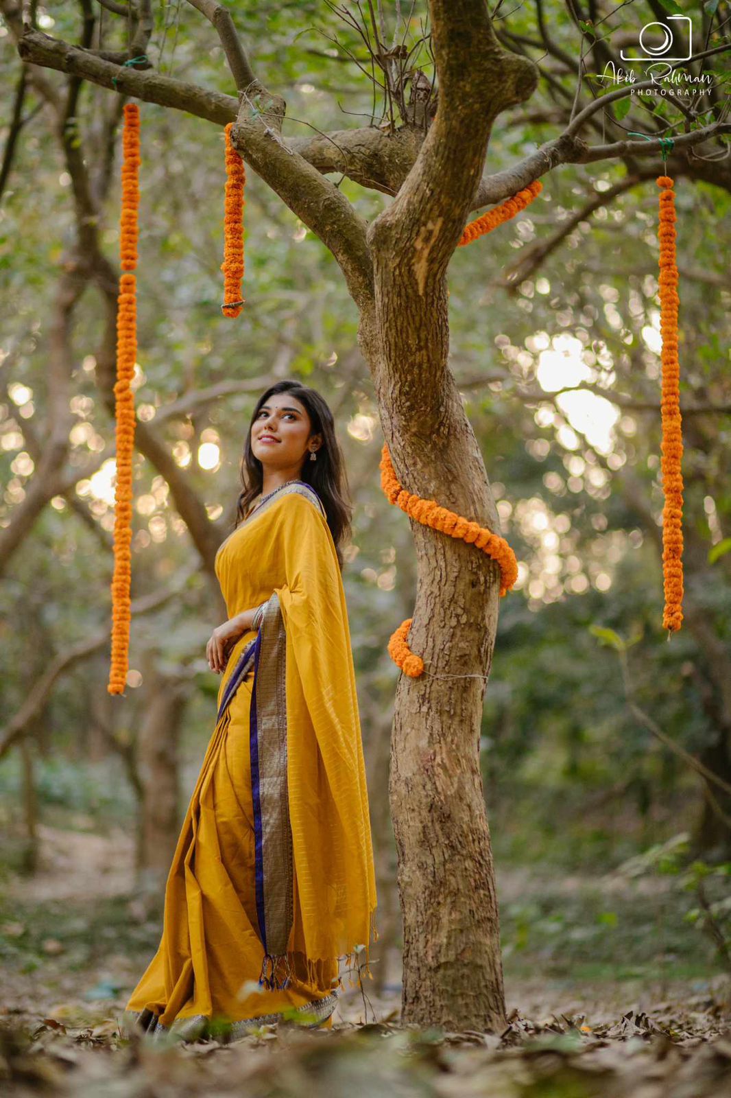 Handloom mustard colour saree_img_2