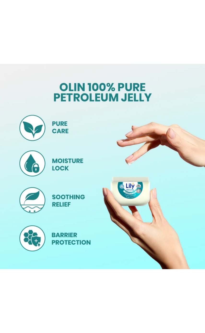 Lily Olin Petroleum Jelly 100% Pure 100ml - Image 2