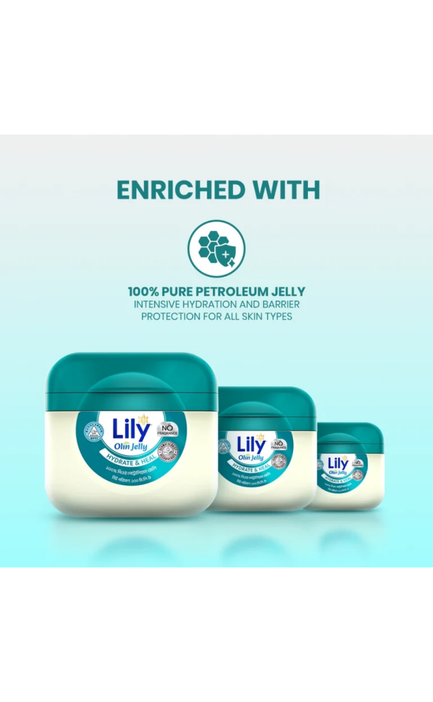 Lily Olin Petroleum Jelly 100% Pure 100ml - Image 3