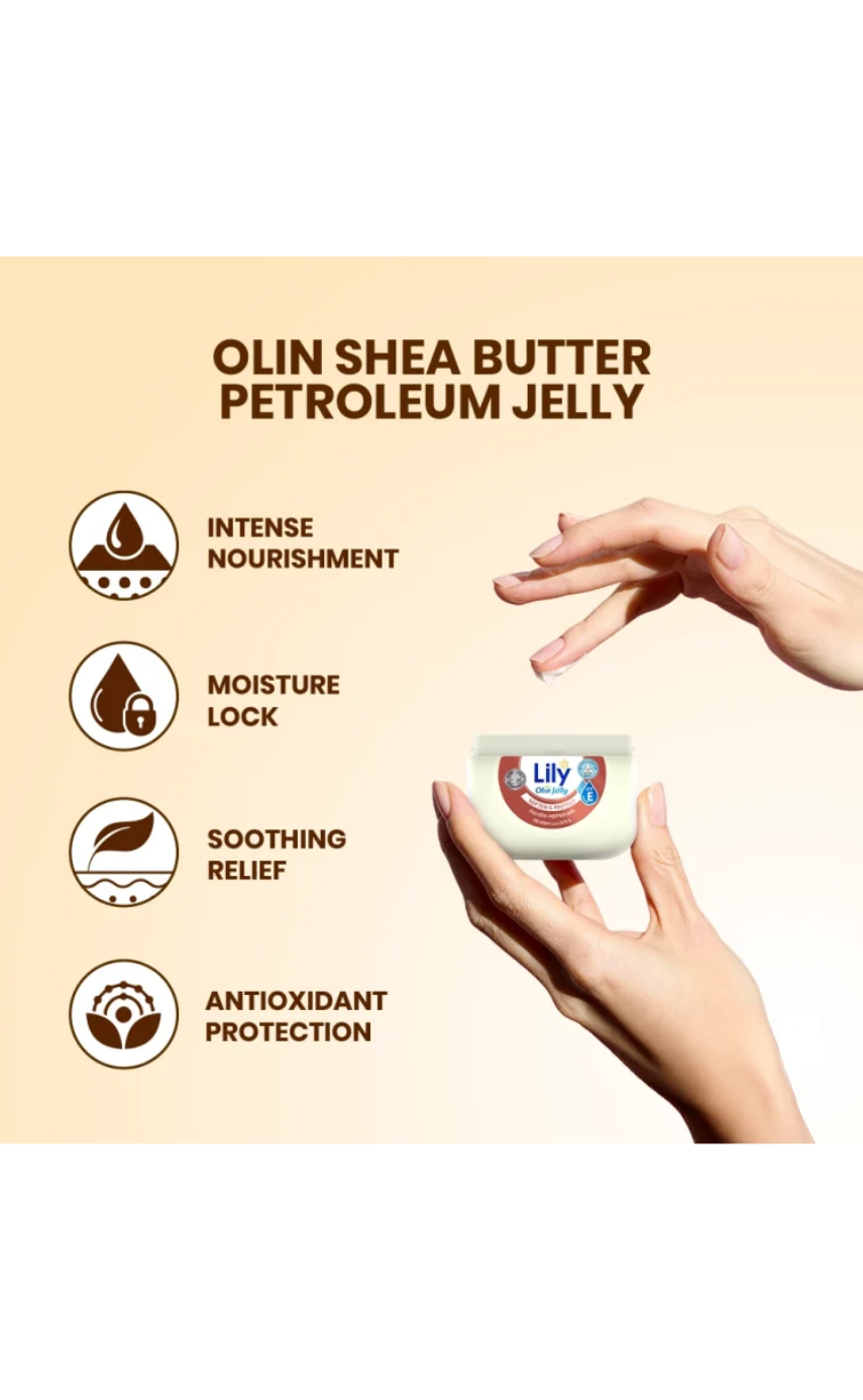Lily Olin Petroleum Jelly Shea Butter 100ml - Image 2