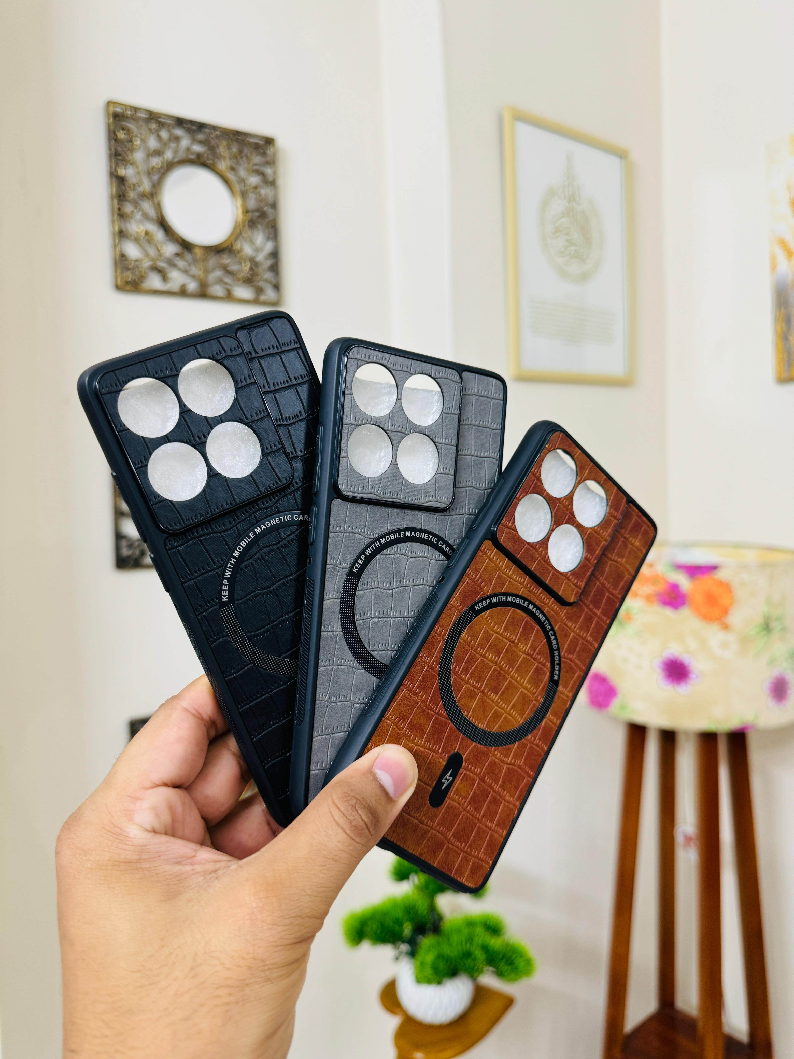 Motorola Edge 60 Fusion Back Cover With Magsafe Lether Case_img_2