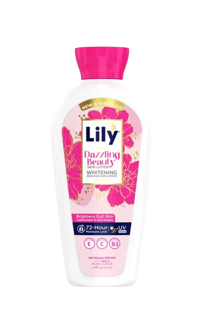 Lily Dazzling Beauty Whitening Skin Lotion 200ml - Image 1
