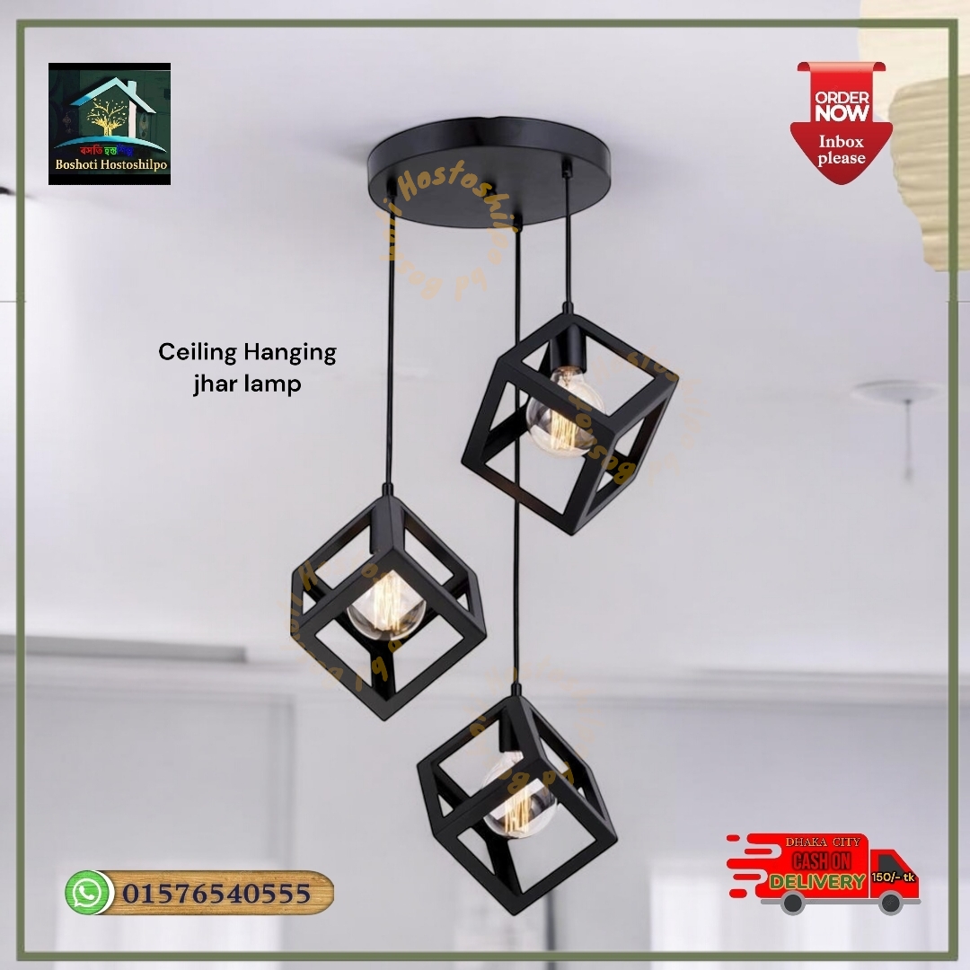 Ceiling hanging jhar lamps