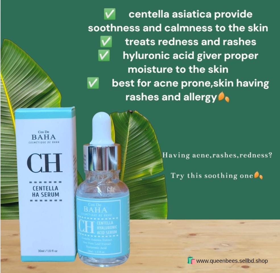 Cos De Baha Centella Hyaluronic Acid Serum(30ml)