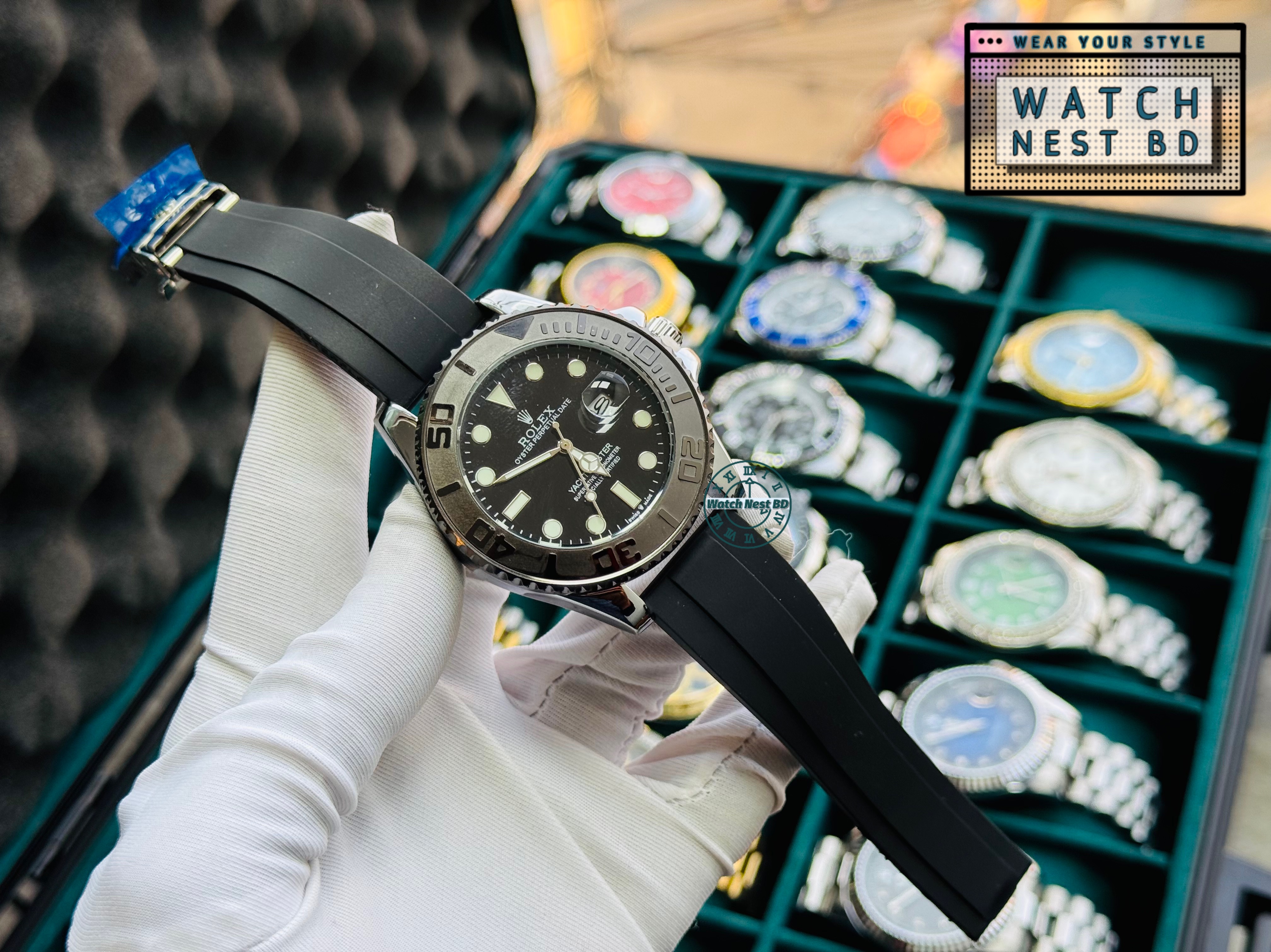 Rolex Yacht Master Quartz Watch (AA Grade)