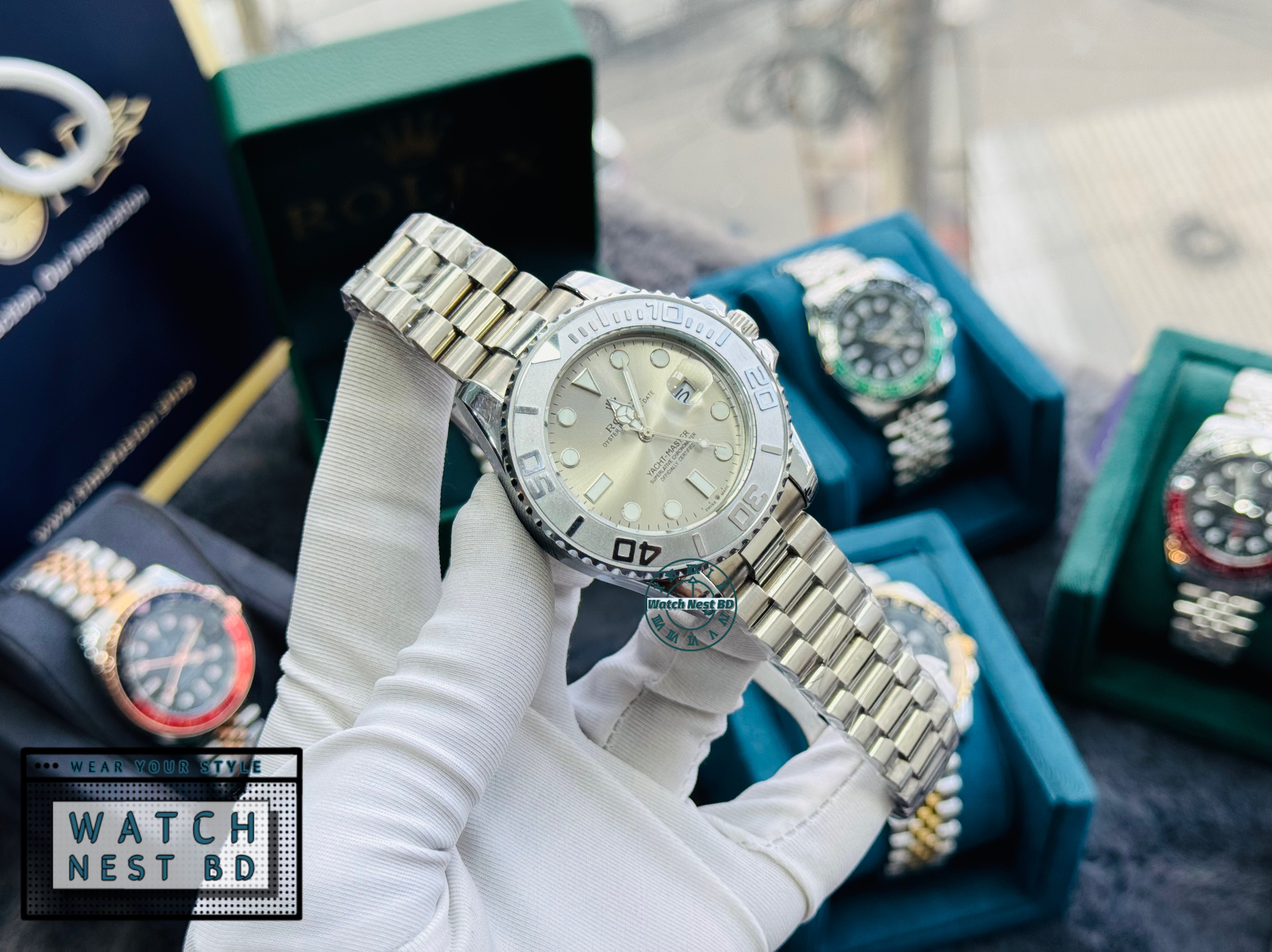 Rolex Yacht Master Quartz Watch (AA Grade)