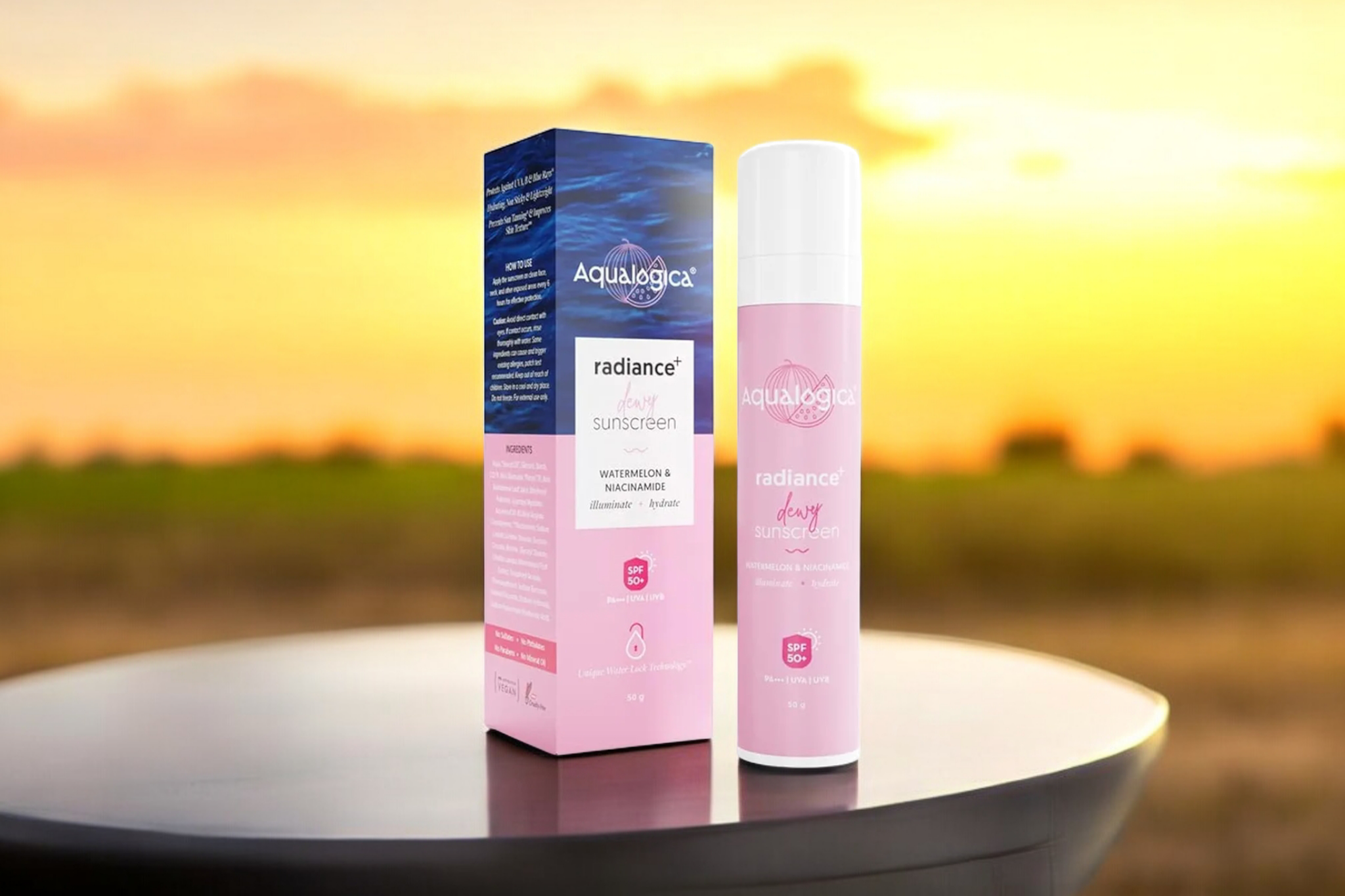 Aqualogica Radiance+ Dewy Sunscreen SPF50+ PA+++ 50g_img_0