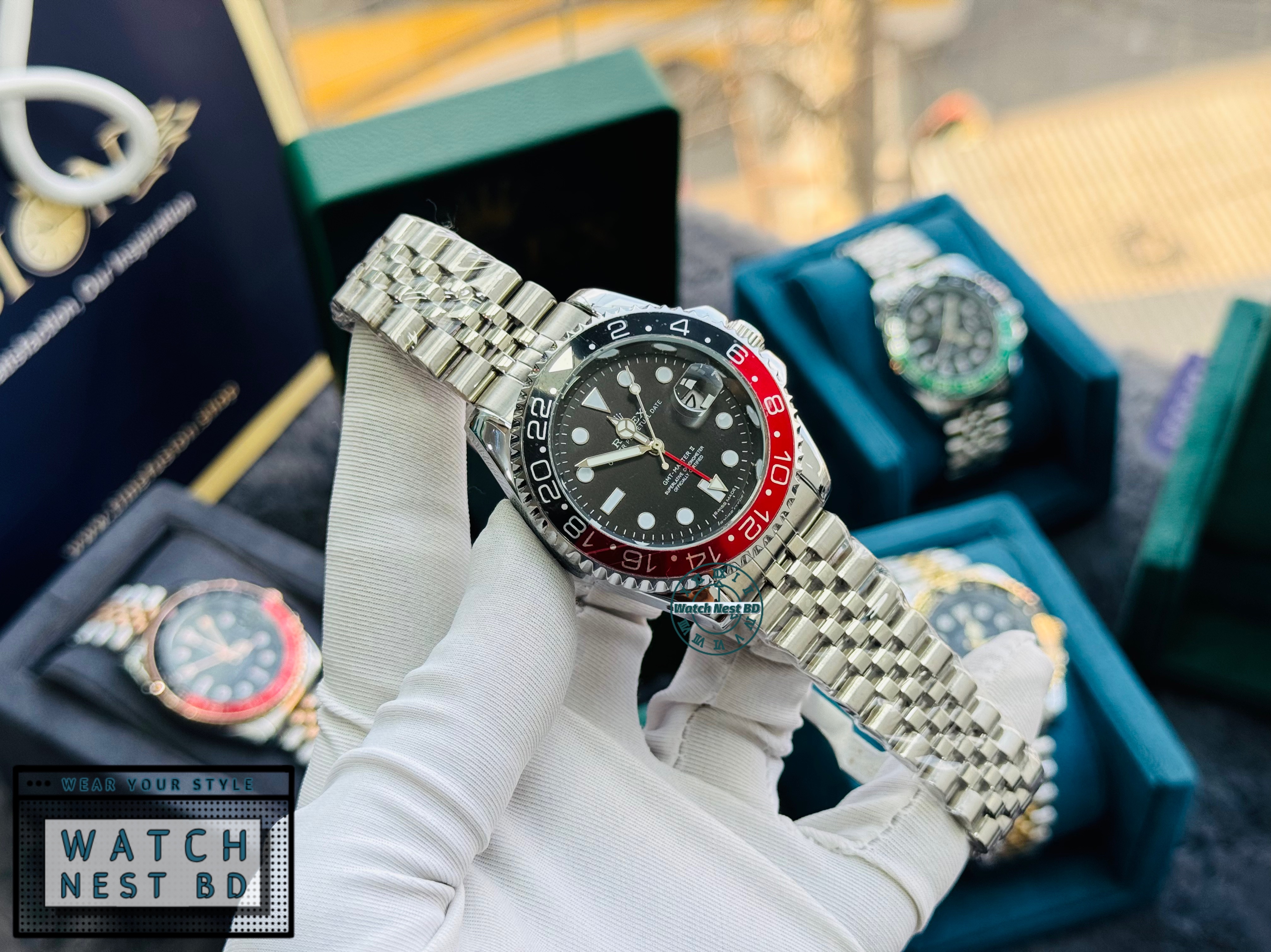 Rolex Coca Cola GMT Master II Quartz Watch (AA Grade)